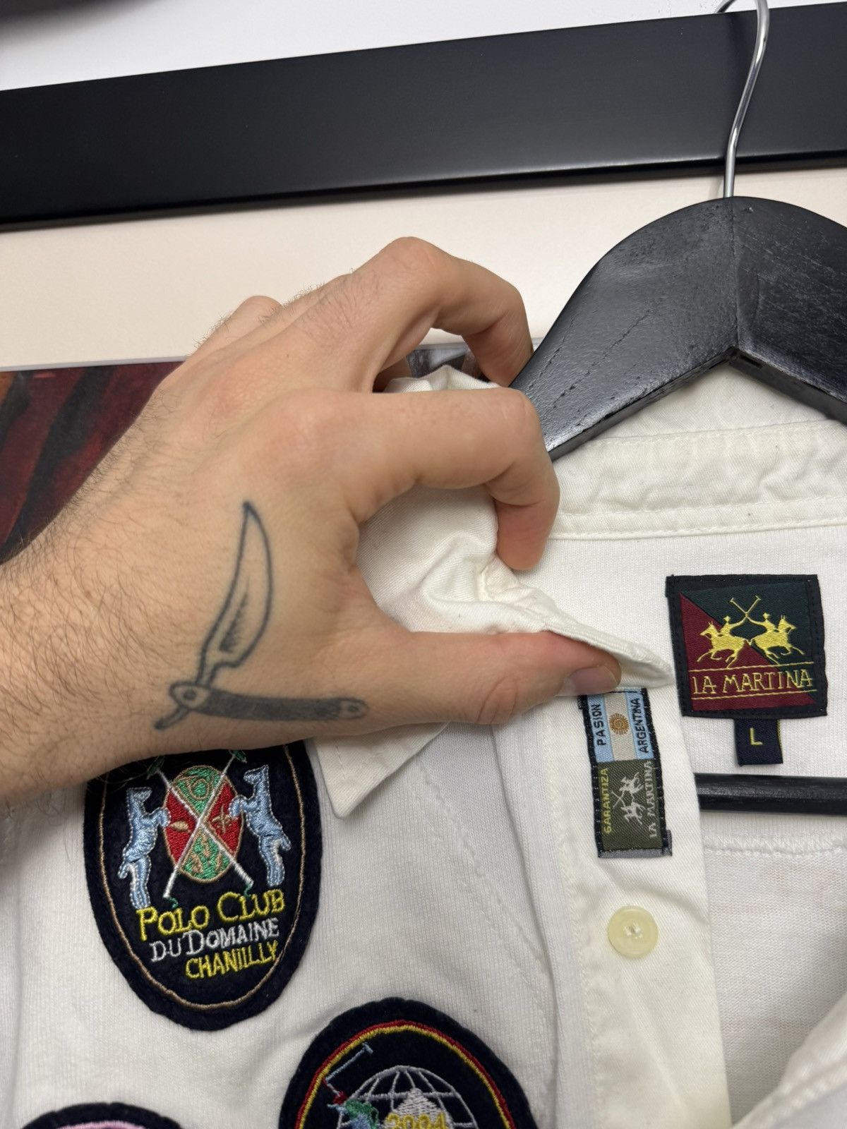 La Martina Vintage La Martina Argentina Rugby Polo Shirt Streetwear Y2k Size US L / EU 52-54 / 3 - 4 Thumbnail