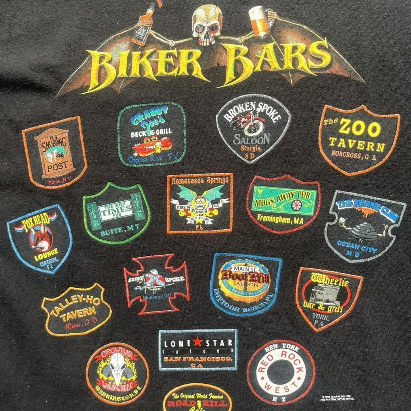 Other Famous Biker Bars Double Sided Graphic T-Shirt Size 2XL Size US XXL / EU 58 / 5 - 3 Thumbnail