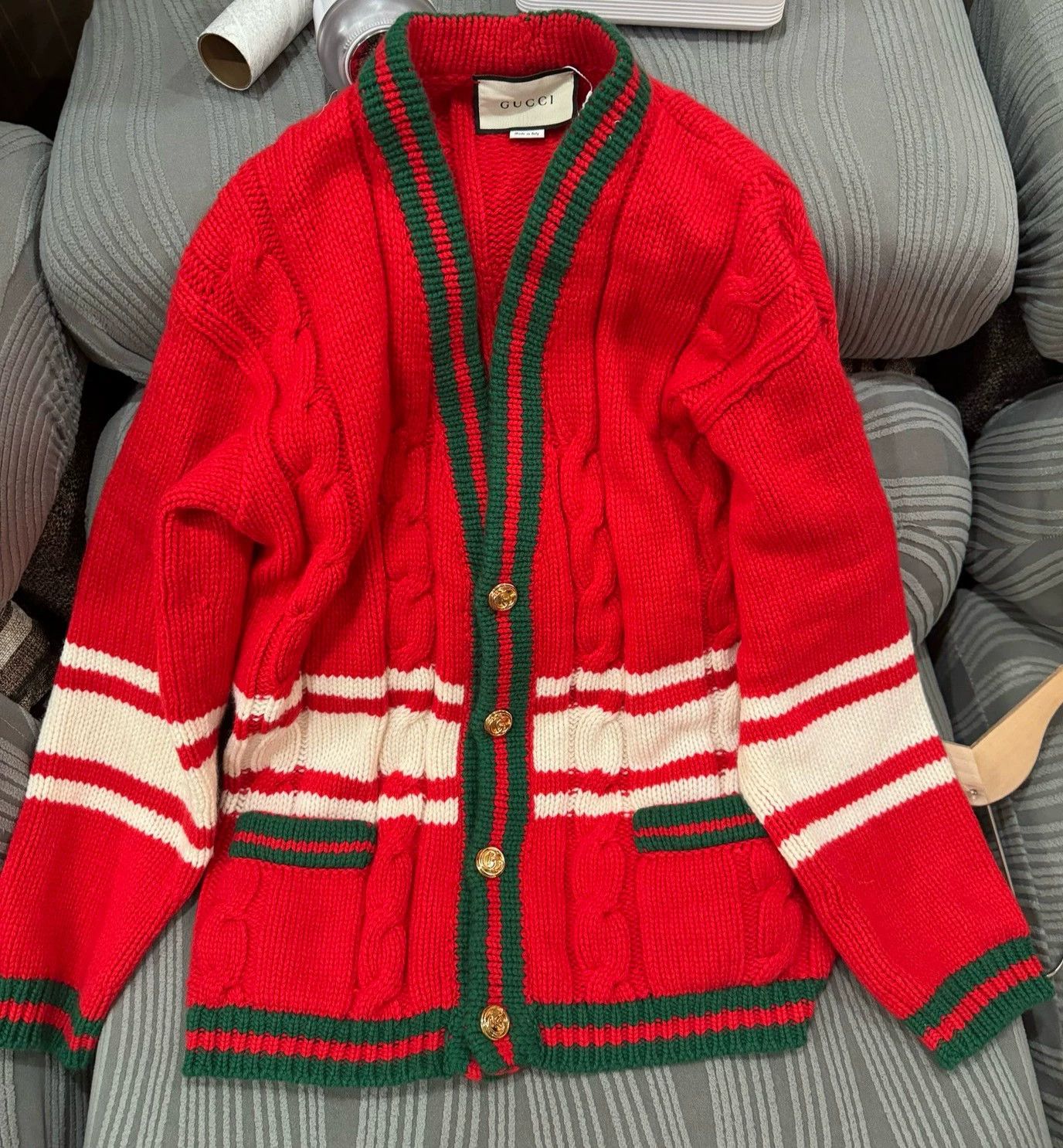 Gucci Gucci Authentic Cardigan Size S Size US S / EU 44-46 / 1 - 1 Thumbnail