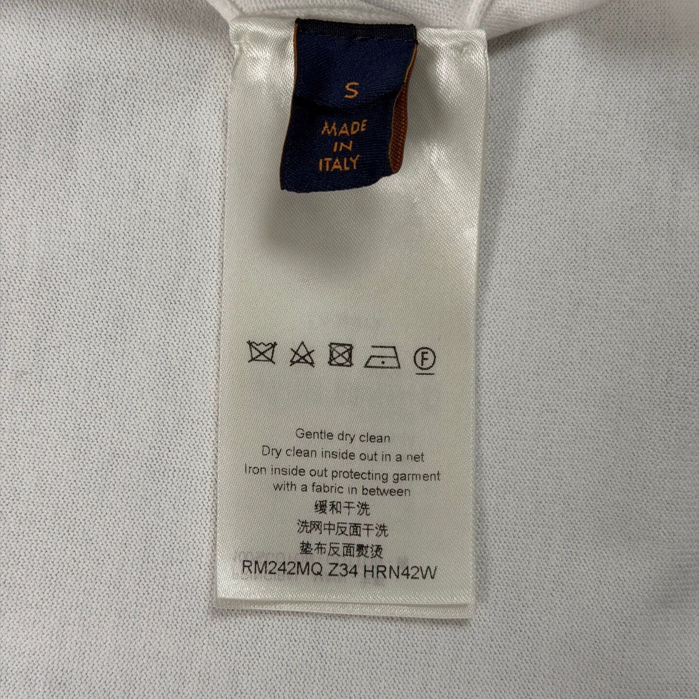 Louis Vuitton LV Allover Print Knit SS Tee White Cuffs S Mint Size US S / EU 44-46 / 1 - 4 Thumbnail