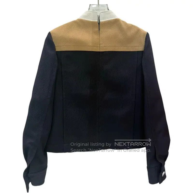 Miu Miu Miu Miu Women's Navy Polyester Jacket . Size L / US 10 / IT 46 - 2 Thumbnail