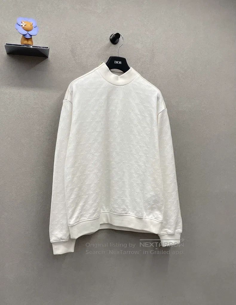 Louis Vuitton Louis Vuitton White cotton long sleeve sweatshirt Size US M / EU 48-50 / 2 - 3 Thumbnail