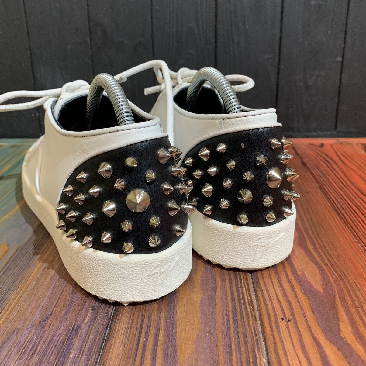 Giuseppe Zanotti Leather White Sneakers