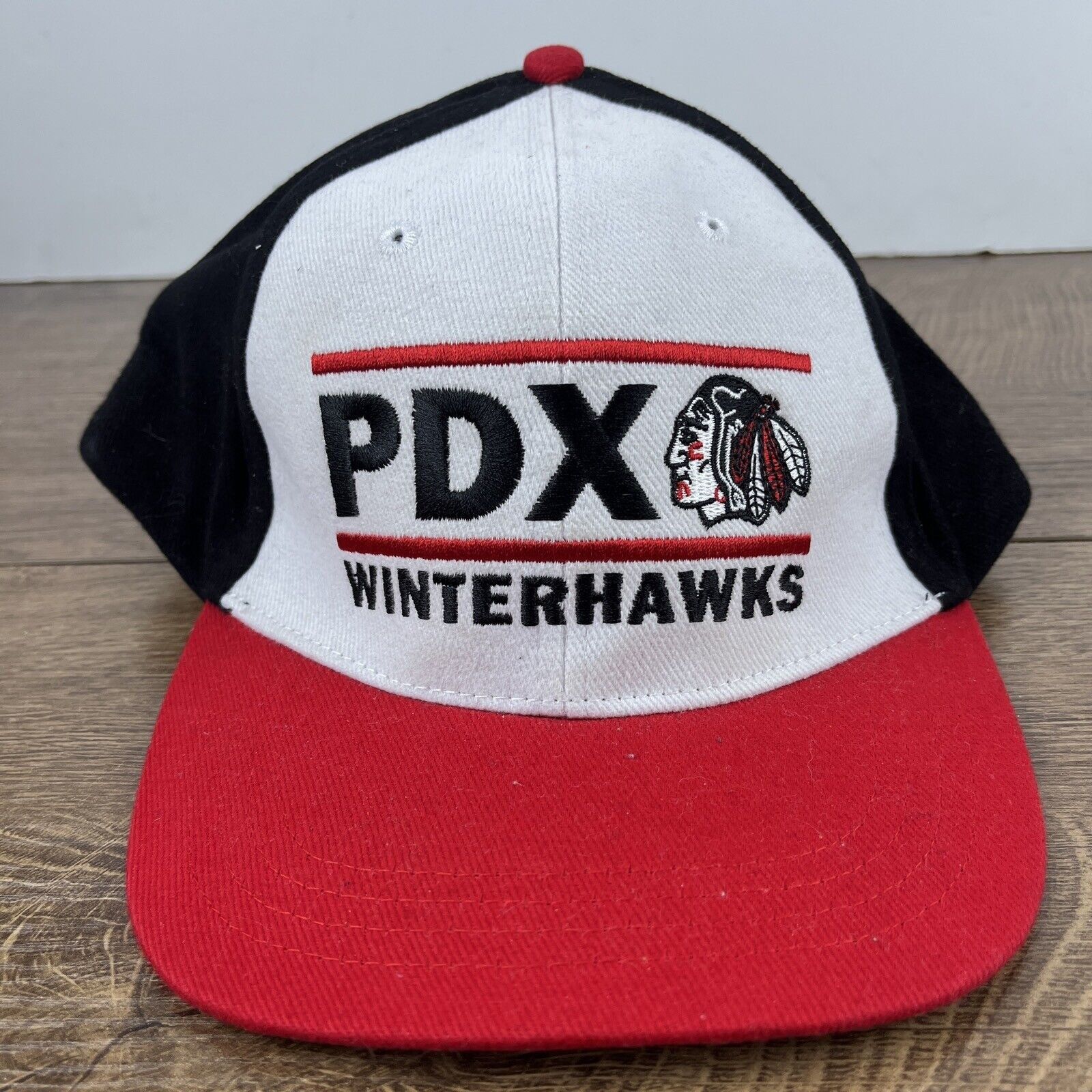 Other Portland Winterhawks PDX Hat Snapback Red Adjustable Hat Adu Size ONE SIZE - 5 Thumbnail