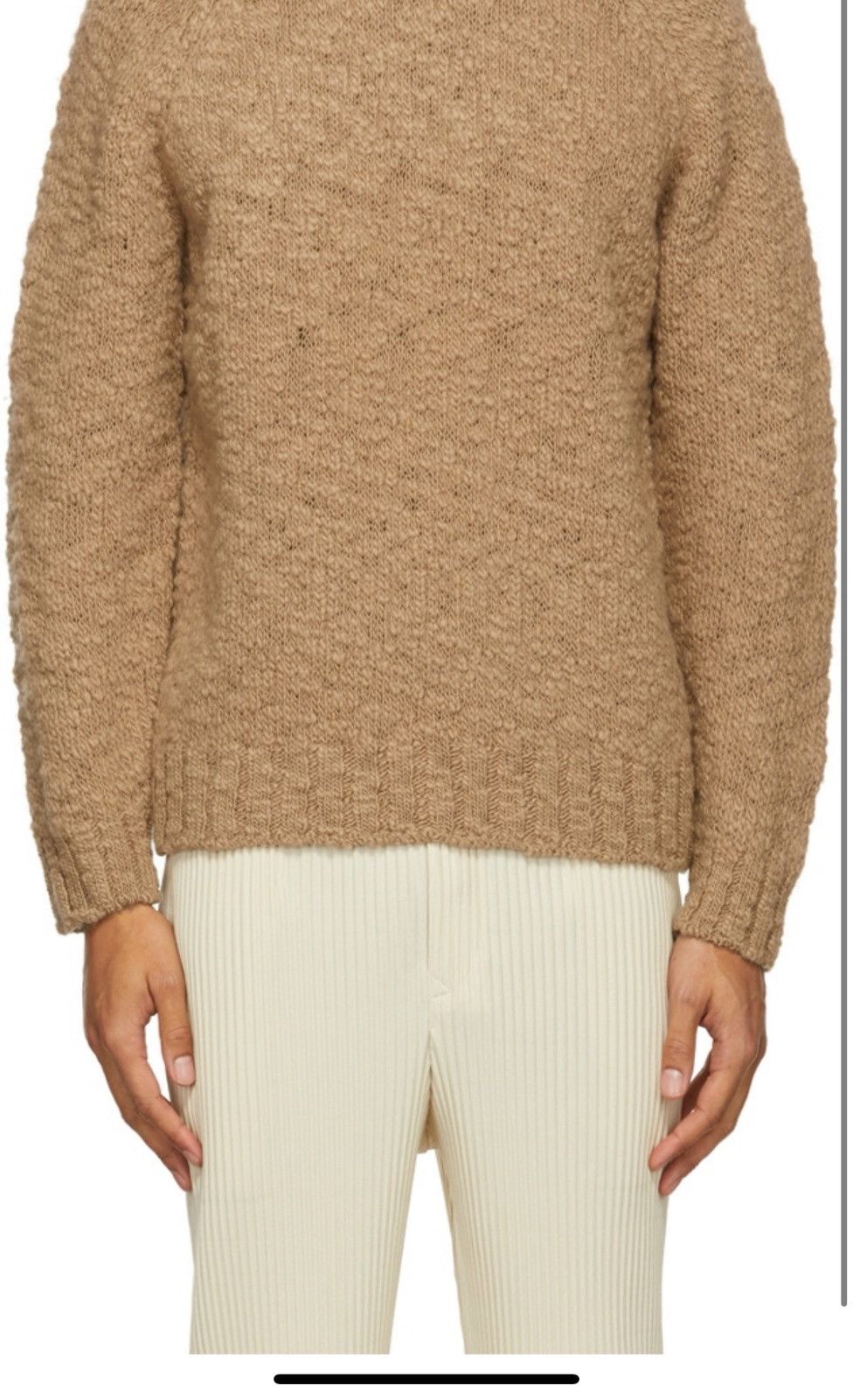 Auralee Auralee wool slub v-neck sweater Size US M / EU 48-50 / 2 - 7 Thumbnail