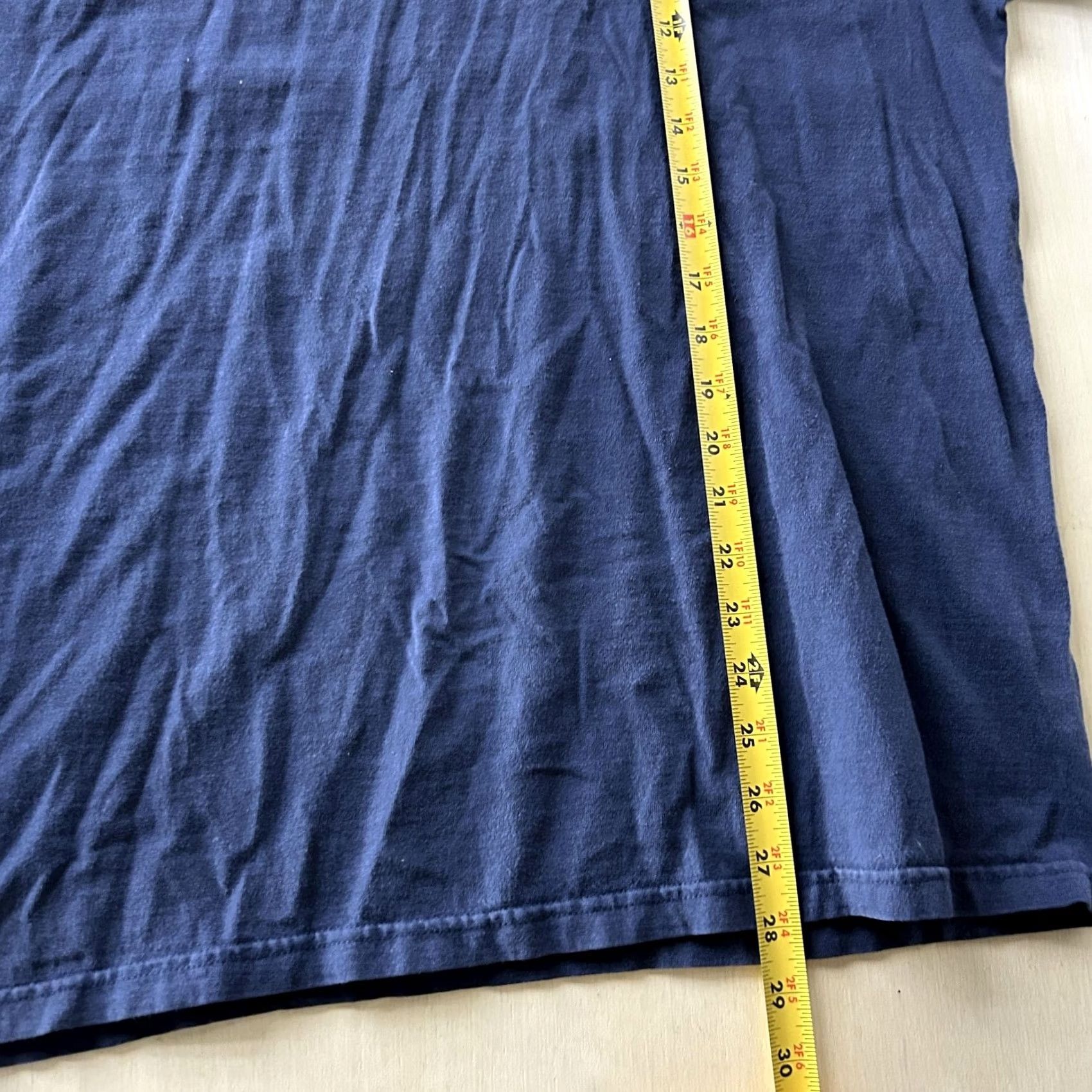 Vintage VINTAGE Mr. Augi's Mens XL Blue Graphic Long Sleeve USA Tee T-Shirt Size US XL / EU 56 / 4 - 6 Thumbnail