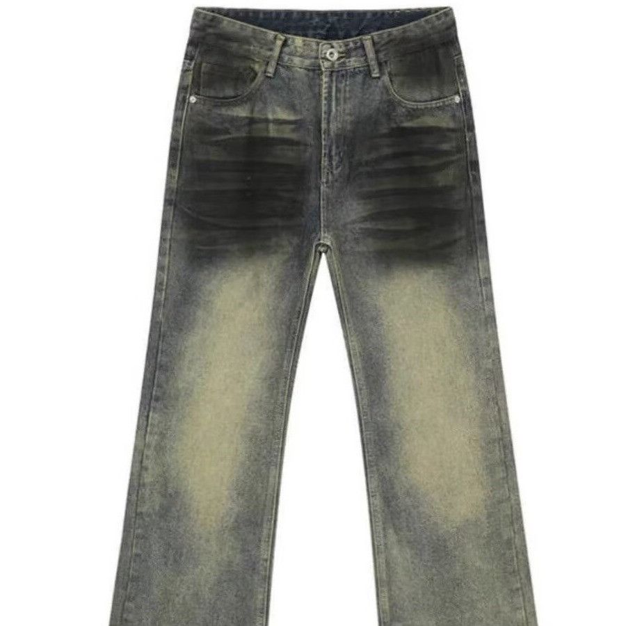 Japanese Brand × Jean Retro straight leg high street jeans Size US 32 / EU 48 - 6 Thumbnail