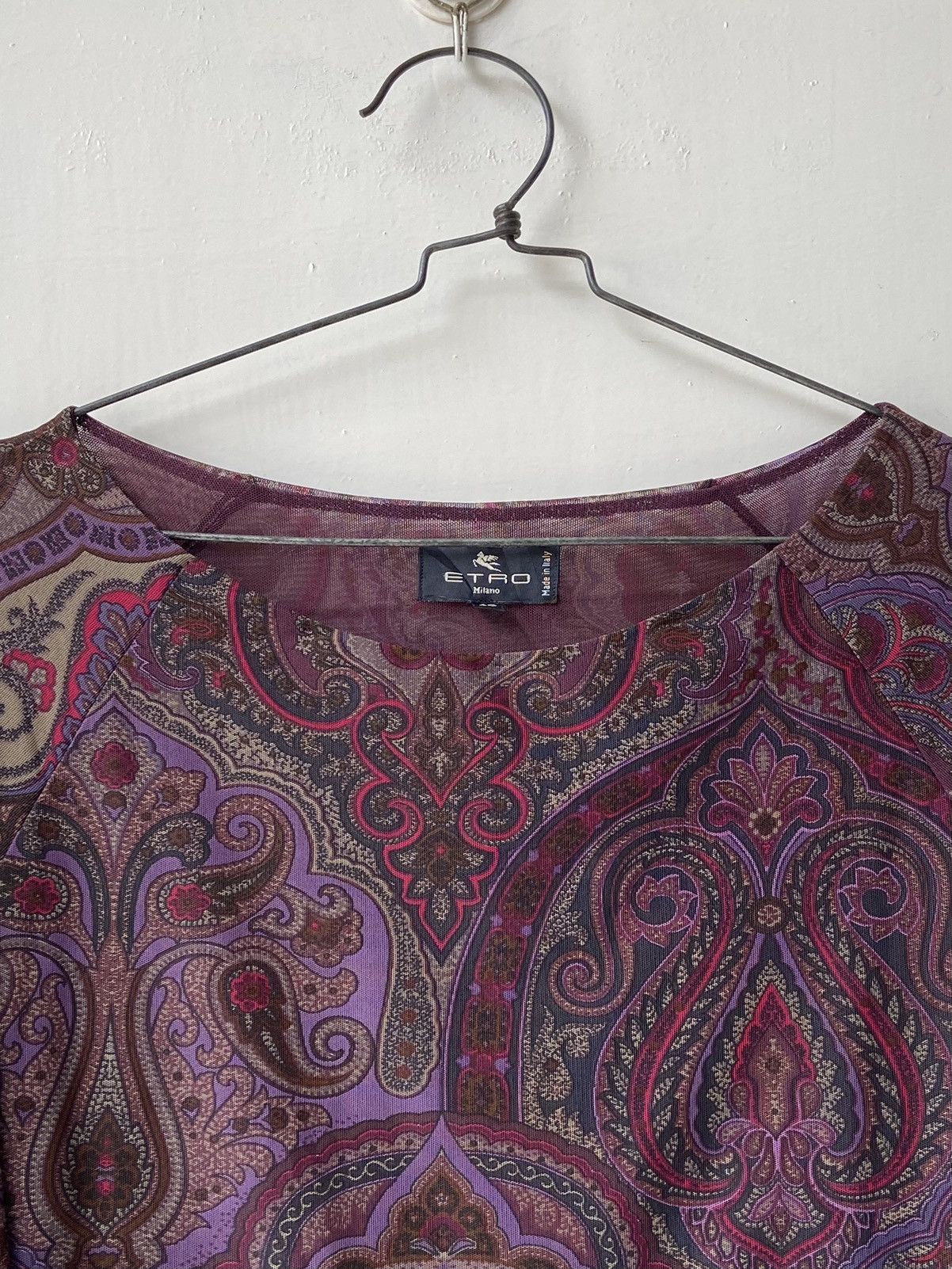 Etro ETRO MILANO Motive Long Sleeve T-shirt Size US XS / EU 42 / 0 - 13 Thumbnail