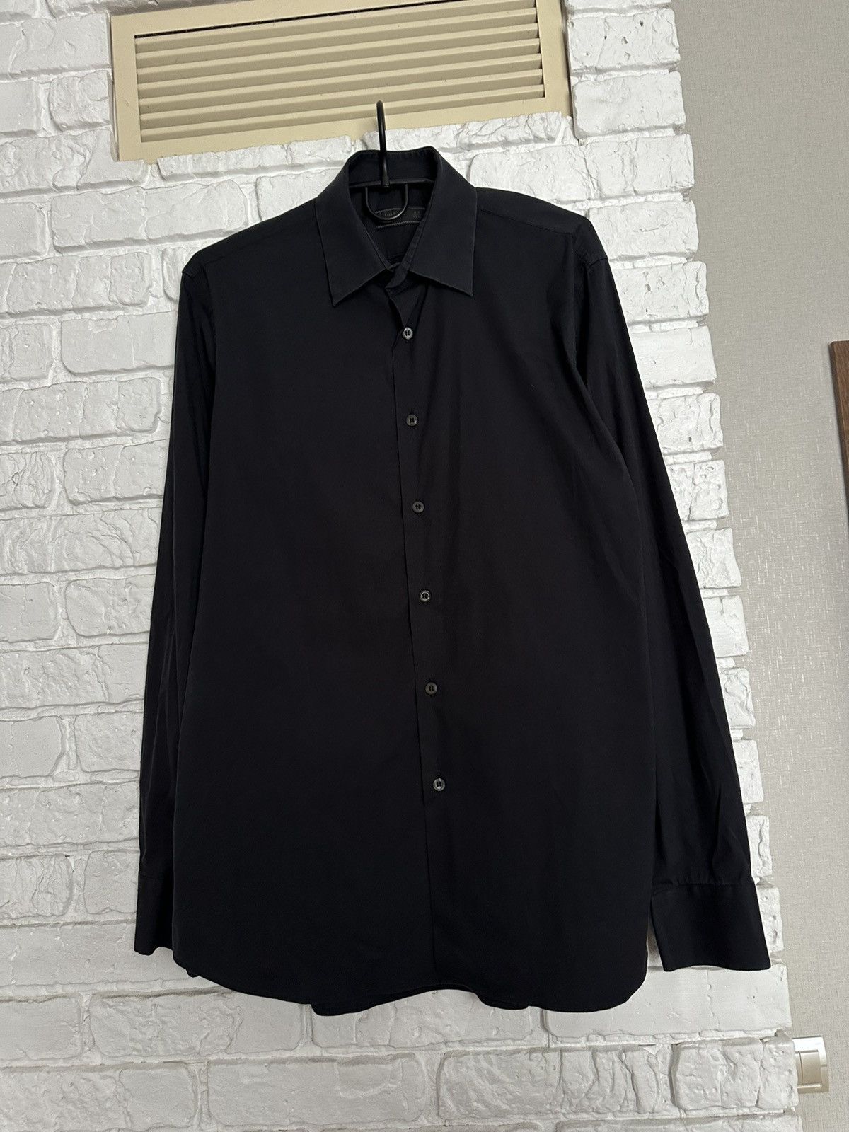 Prada Prada Milano Shirt Button Up Long Sleeve Size US M / EU 48-50 / 2 - 2 Thumbnail