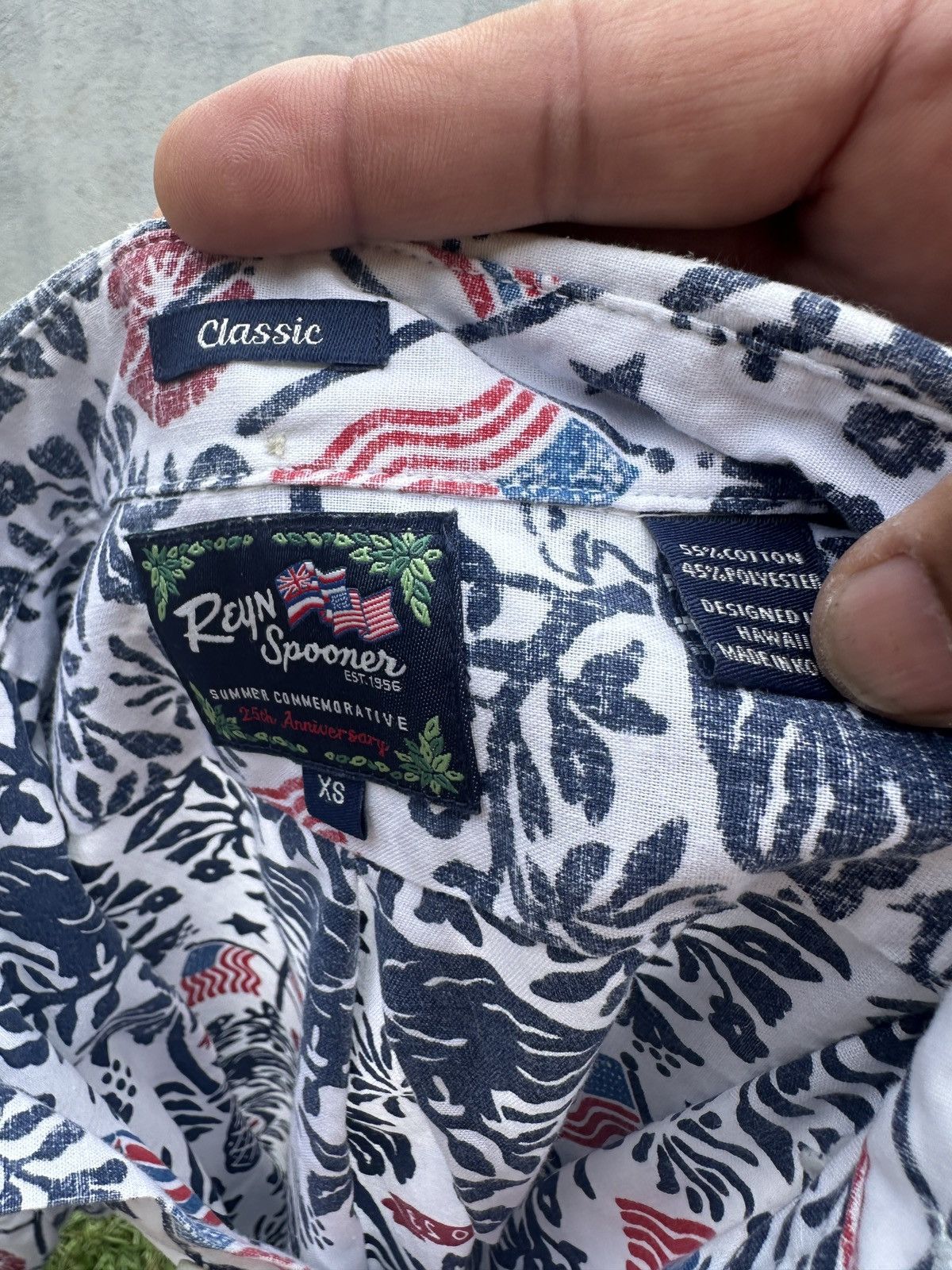 Reyn Spooner PreOwned Reyn Spooner Multicolored Hawaiian Print Men's XS Size US XS / EU 42 / 0 - 4 Thumbnail
