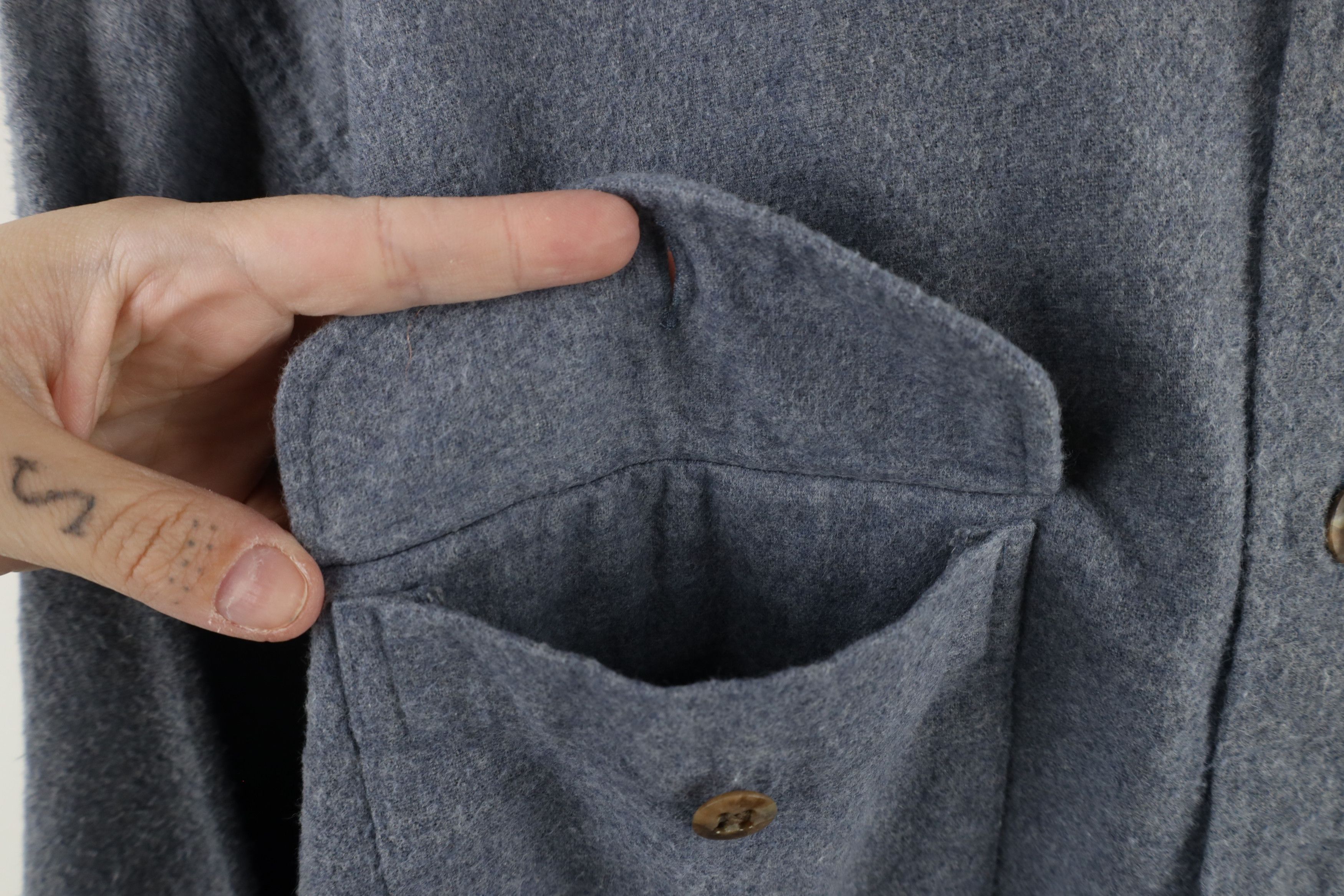 Vintage Vintage 90s Streetwear Chamois Cloth Collared Button Shirt Size US M / EU 48-50 / 2 - 5 Thumbnail