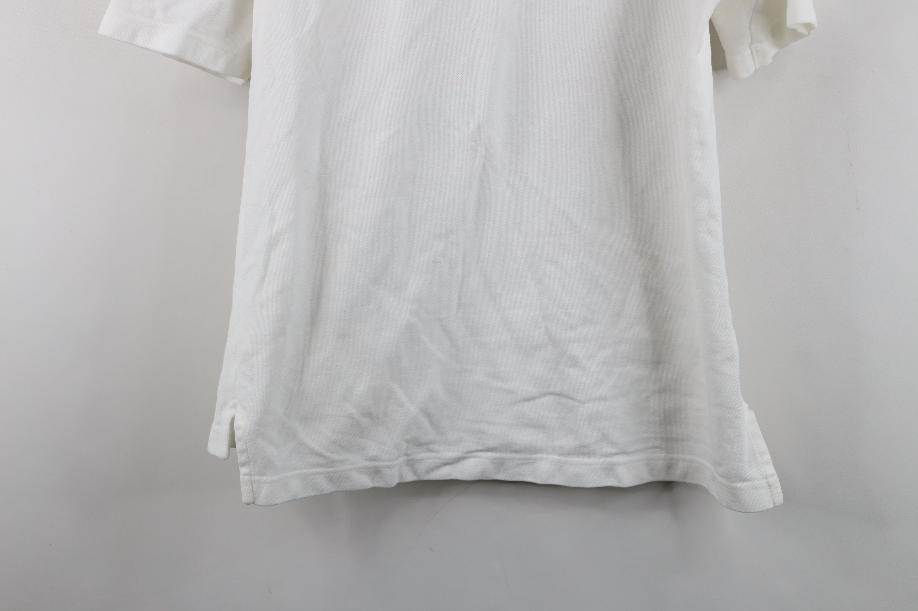 Lands' End Vintage 90s Lands End Knit Collared Golf Polo Shirt White Size US M / EU 48-50 / 2 - 13 Thumbnail