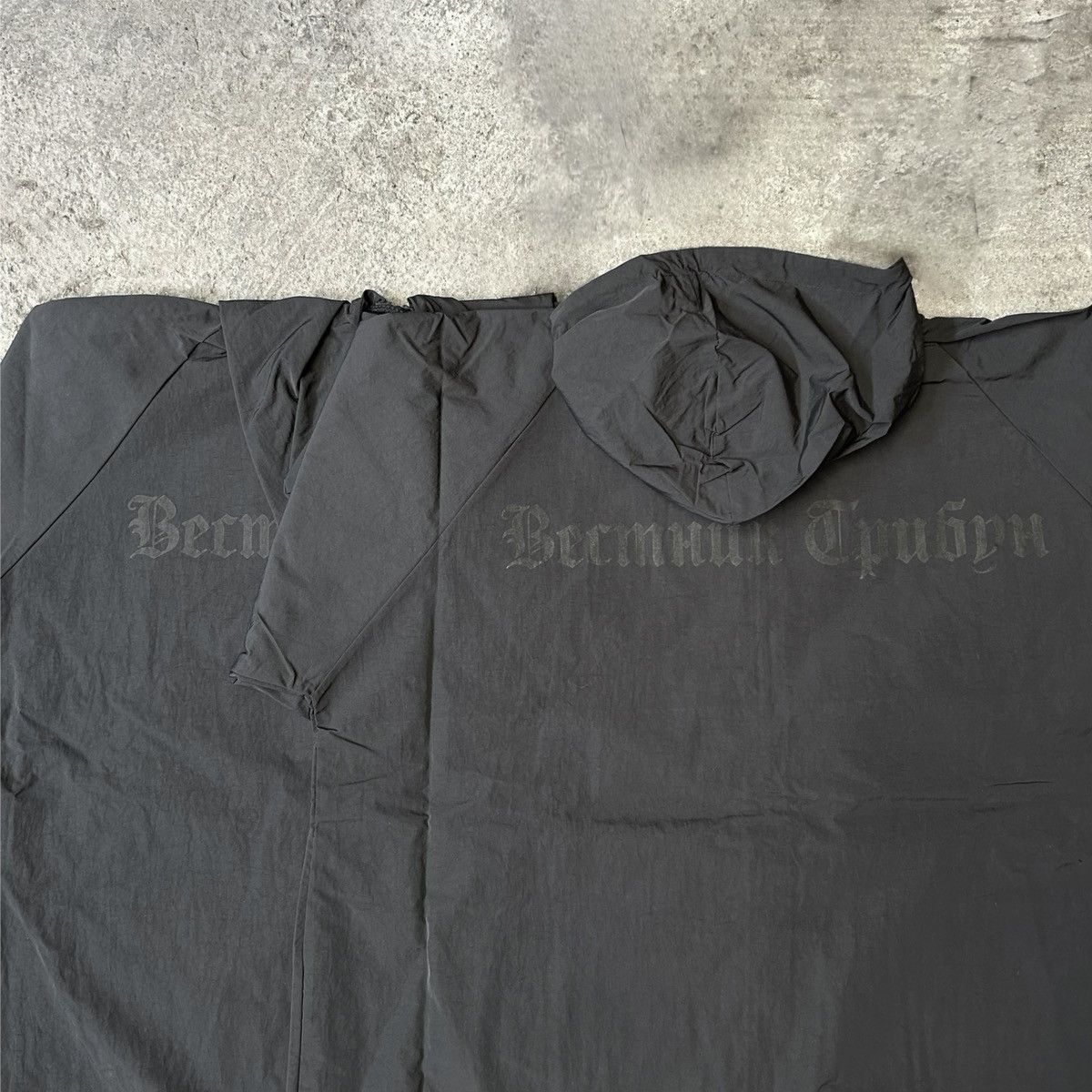 Yeezy YZY Gosha RC-01 Black Raincoat Size US XL / EU 56 / 4 - 3 Thumbnail