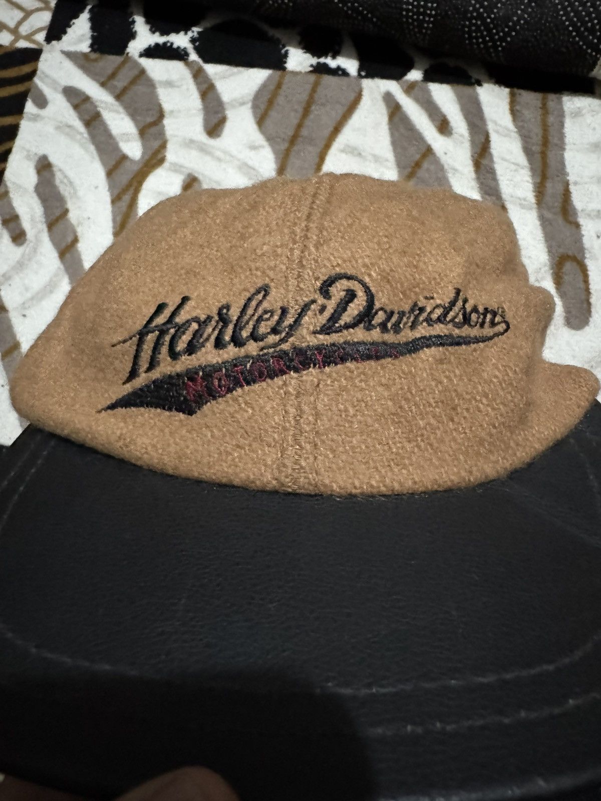 Harley Davidson Vintage Harley davidson strapback baseball cap 90s Size ONE SIZE - 6 Thumbnail