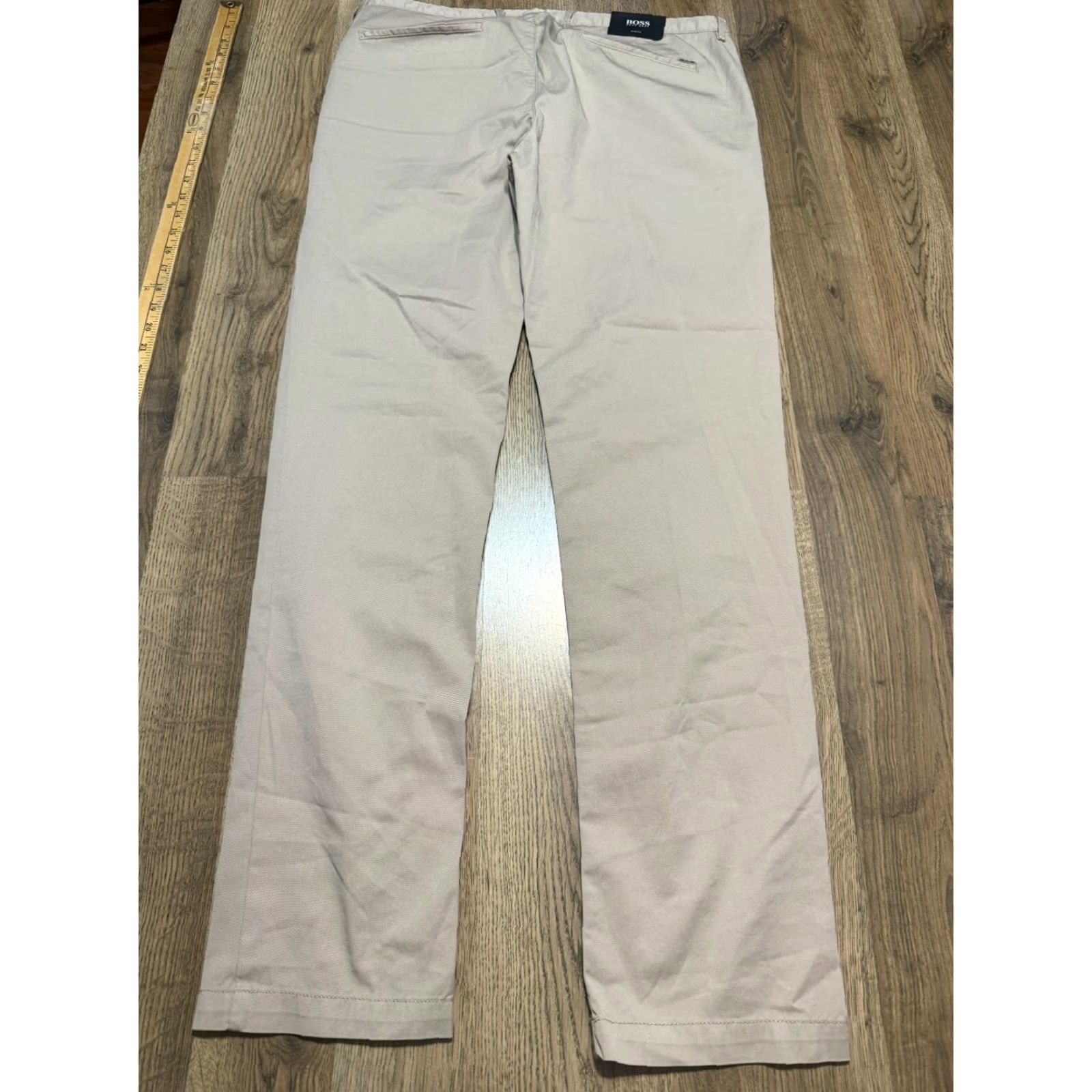 Vintage VINTAGE? No. Hugo Boss Pants Mens Size 38R Brown Trousers Stretch Slim Fit Straight Leg Size US 38 / EU 54 - 2 Thumbnail
