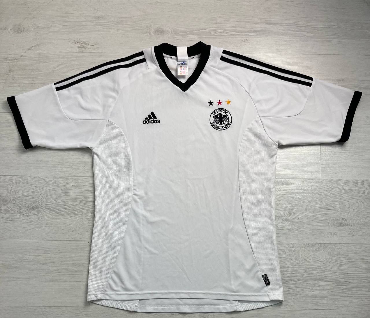 Adidas Vintage Germany Adidas 2002 Soccer Jersey Spain France Italy Size US XL / EU 56 / 4 - 1 Thumbnail