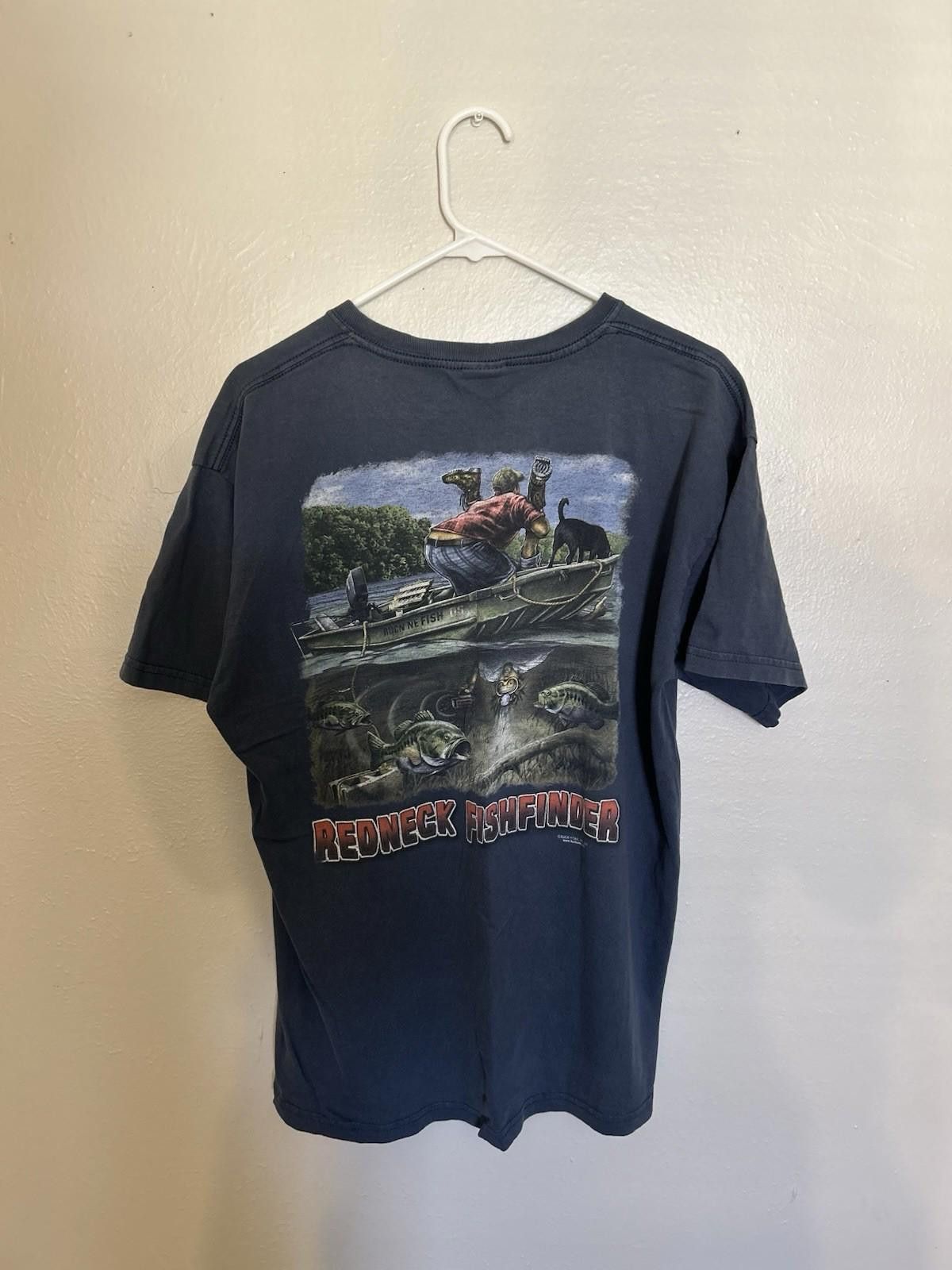 Gildan Red Neck Sportsman Mens T Shirt Size Large Short Sleeve Size US L / EU 52-54 / 3 - 2 Thumbnail