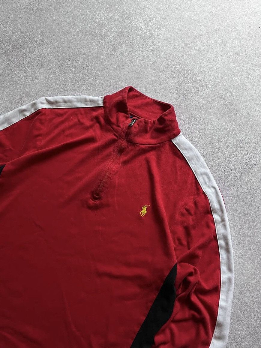 Polo Ralph Lauren × Vintage Vintage Polo Ralph Lauren 1/3 Zip Sweatshirt Y2K M Size US M / EU 48-50 / 2 - 2 Thumbnail