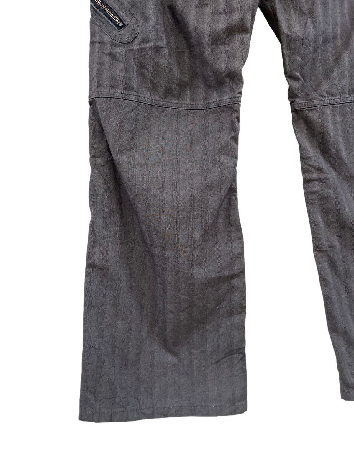 PPFM Vintage PPFM Loose Wide Leg HBT Striped Trouser Pant Size US 32 / EU 48 - 16 Thumbnail