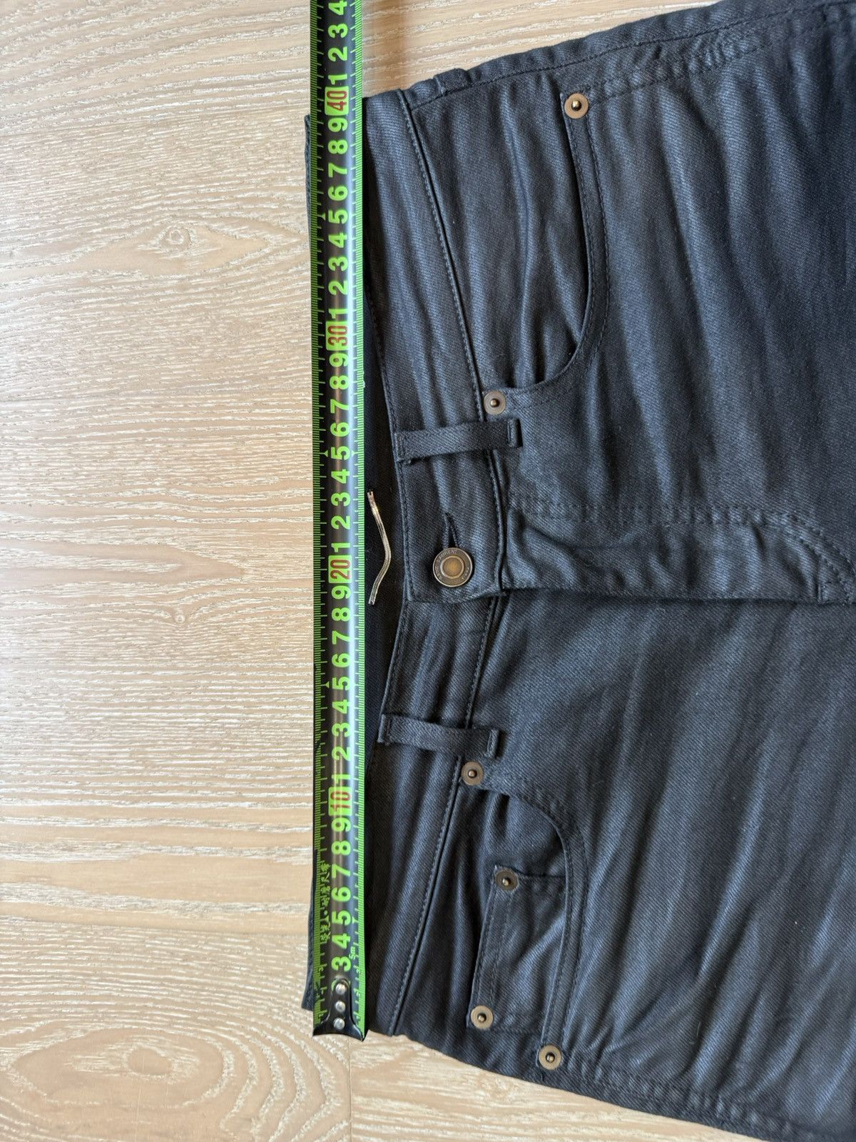 Saint Laurent Paris Sz 30 Saint Laurent Paris 18AW Waxed skinny Denim Size US 30 / EU 46 - 2 Thumbnail