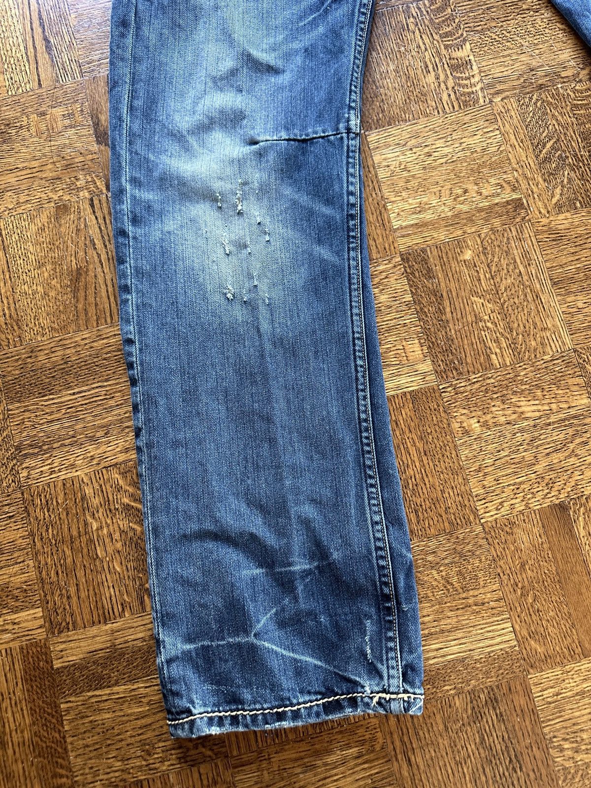 Ed Hardy × Vintage Vintage Y2K Ed Hardy Tiger Patch Denim Jeans Size US 36 / EU 52 - 7 Thumbnail