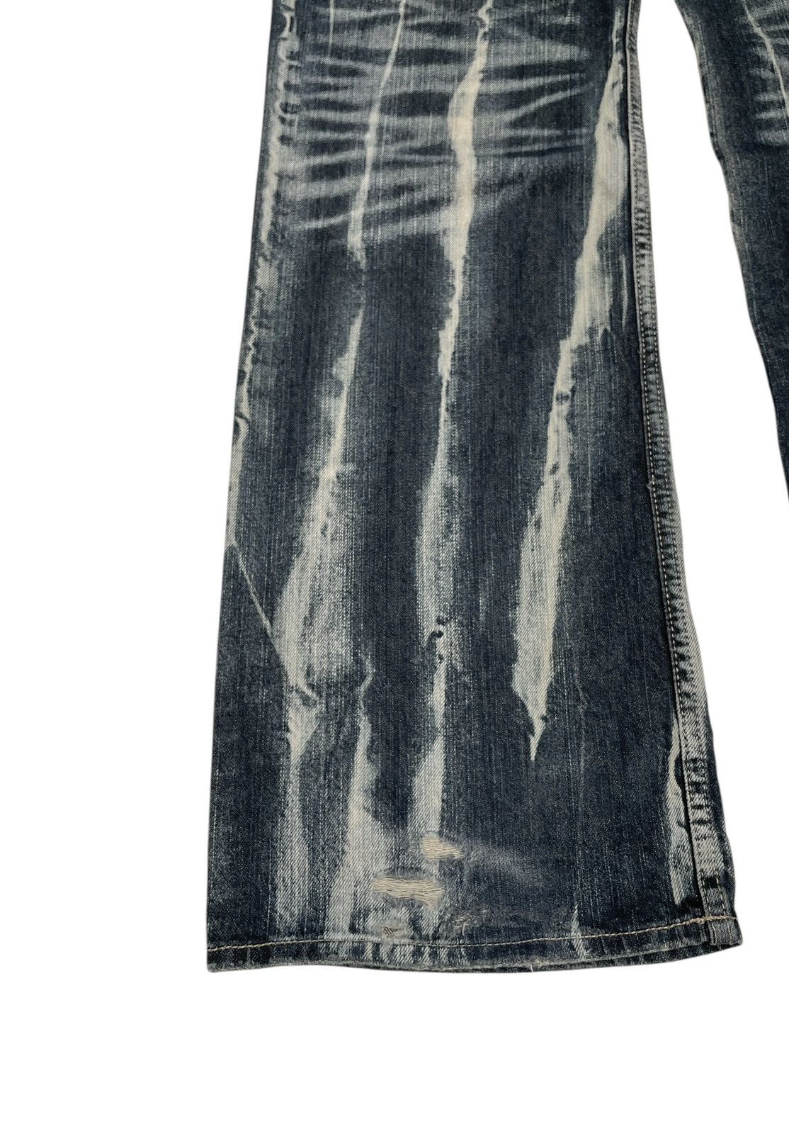 If Six Was Nine Rare Design Vintage Brand Root Three Baggy Jeans 2000s Size US 36 / EU 52 - 7 Thumbnail