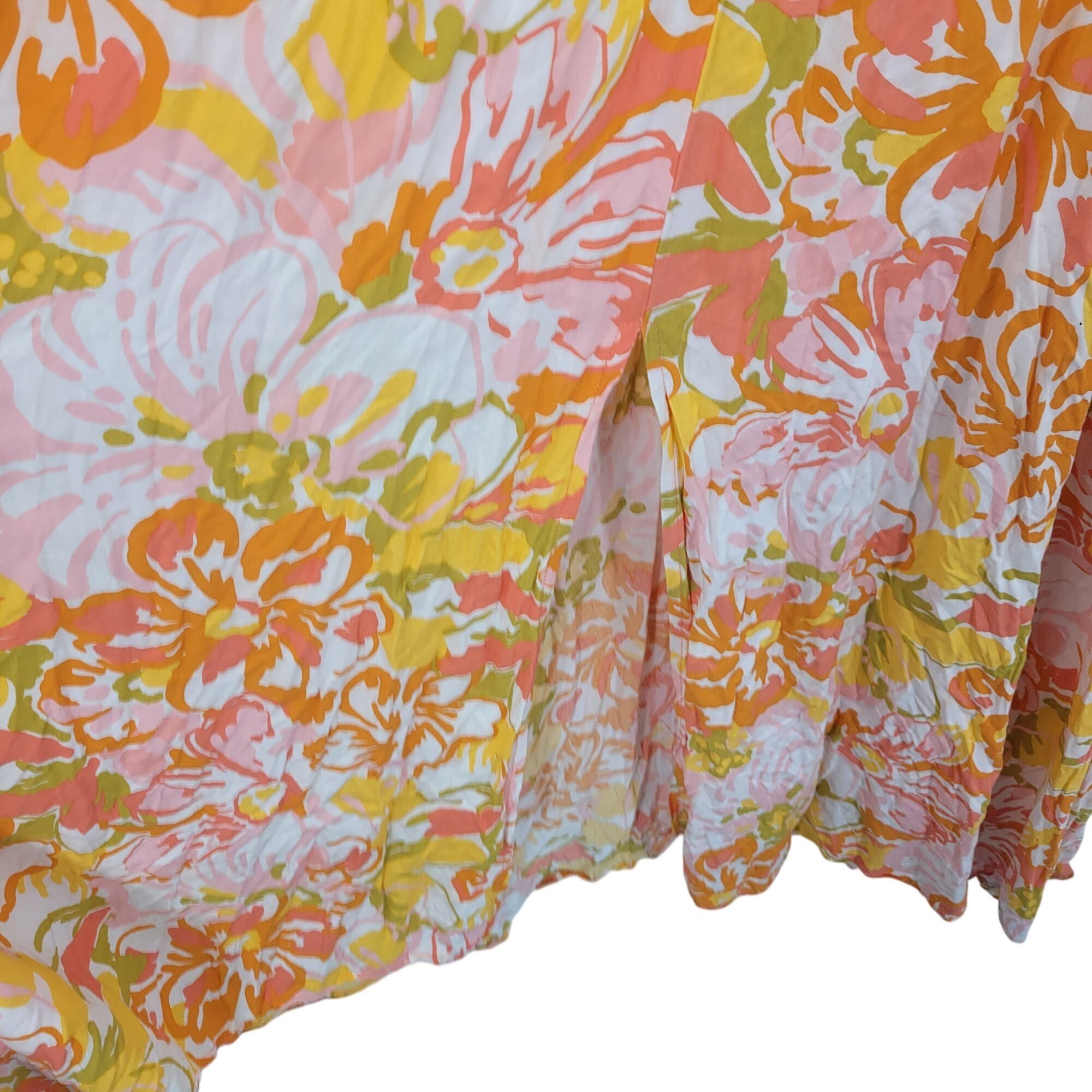Anthropologie Abel The Label Sz S Pink Orange Floral Tie Cutout Halter Max Size S / US 4 / IT 40 - 13 Thumbnail