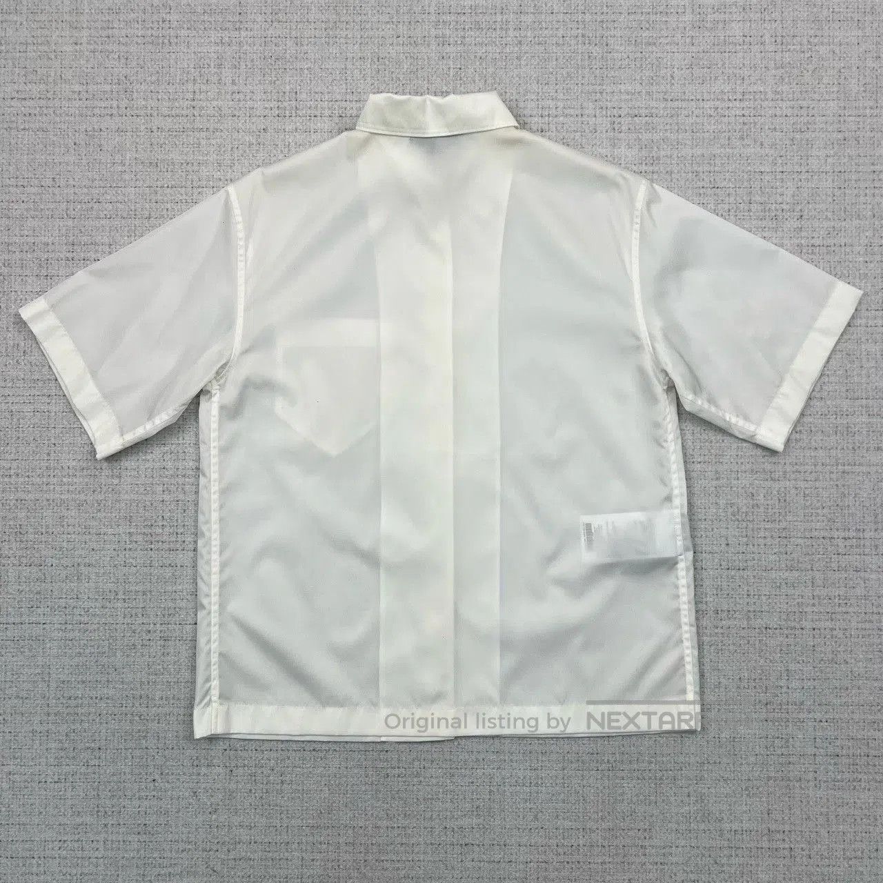 Prada PRADA Inverted Triangle Logo Recycled Nylon Shirt. Size S / US 4 / IT 40 - 2 Thumbnail