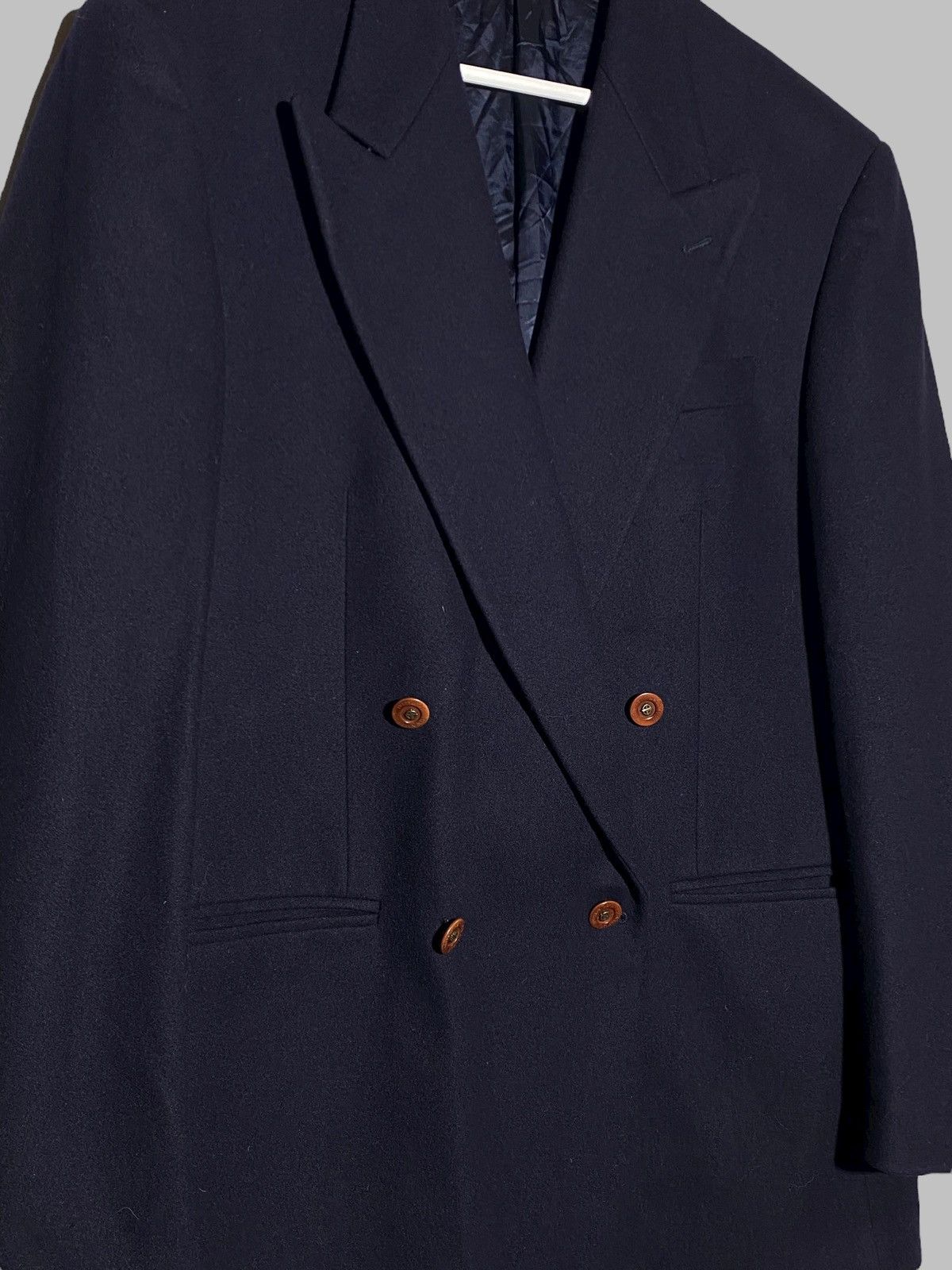 Missoni Missoni Example Double Breasted Blue Wool Blazer Size 50R - 5 Thumbnail