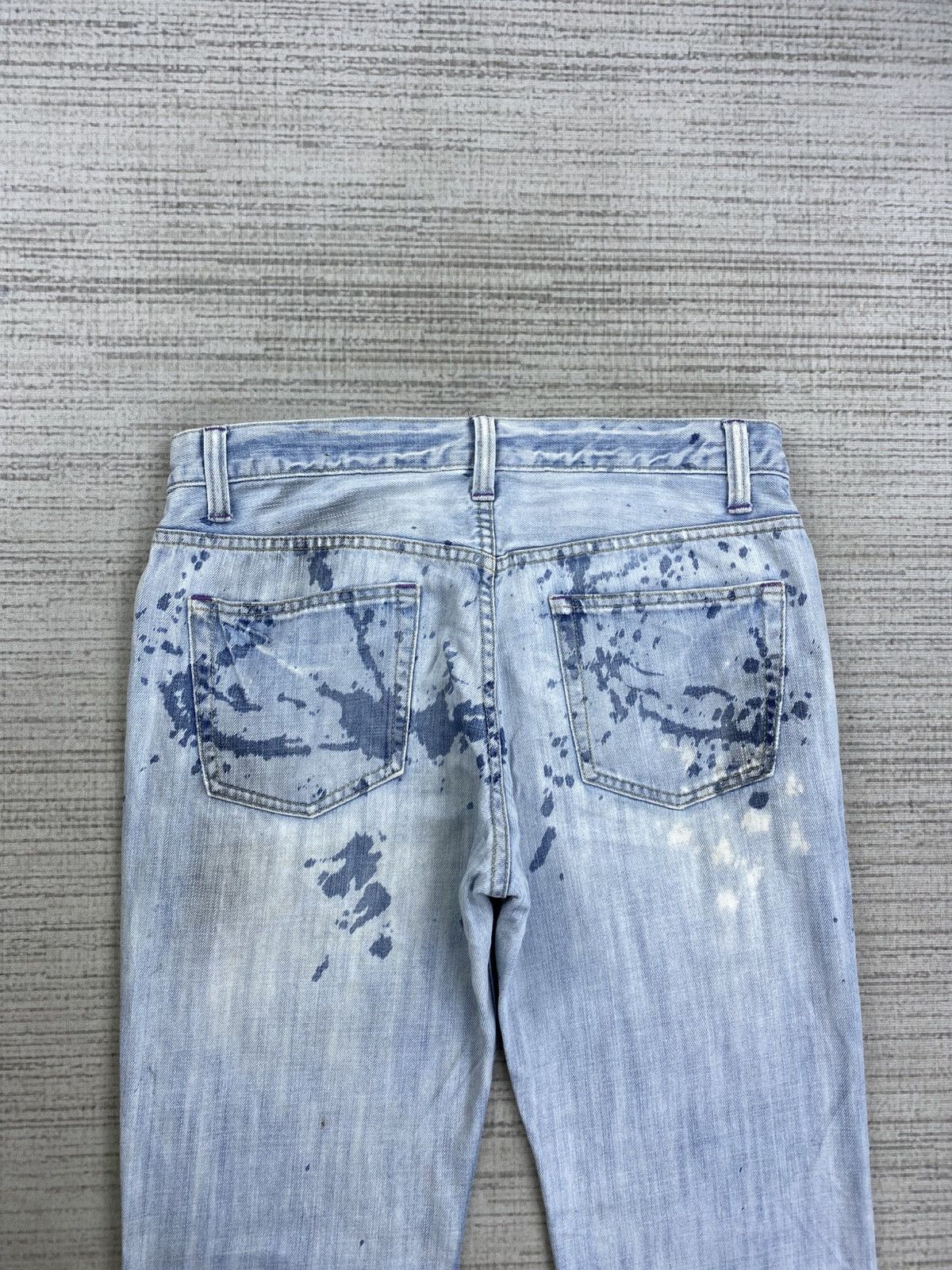 Takeo Kikuchi Vintage Takeo Kikuchi Bleach Splatter Paint Denim Pants Size US 32 / EU 48 - 10 Thumbnail