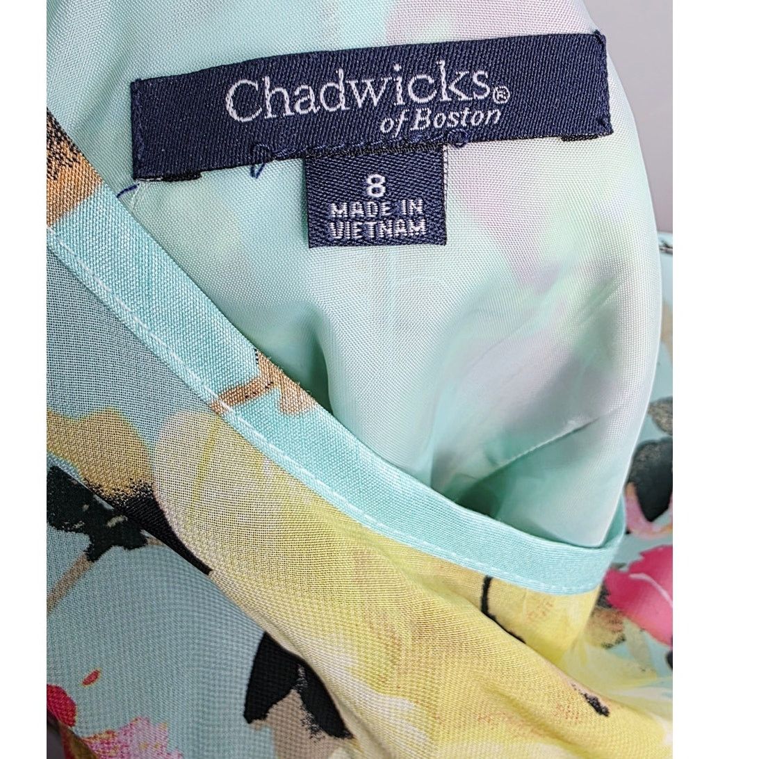 Other Chadwicks Boston Floral Fit Flare Dress Spring Garden Size M / US 6-8 / IT 42-44 - 8 Thumbnail