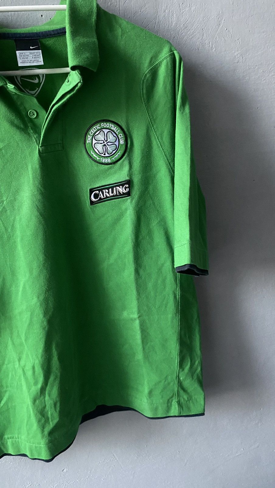 Nike Vintage Celtic Nike polo jersey Size US L / EU 52-54 / 3 - 3 Thumbnail