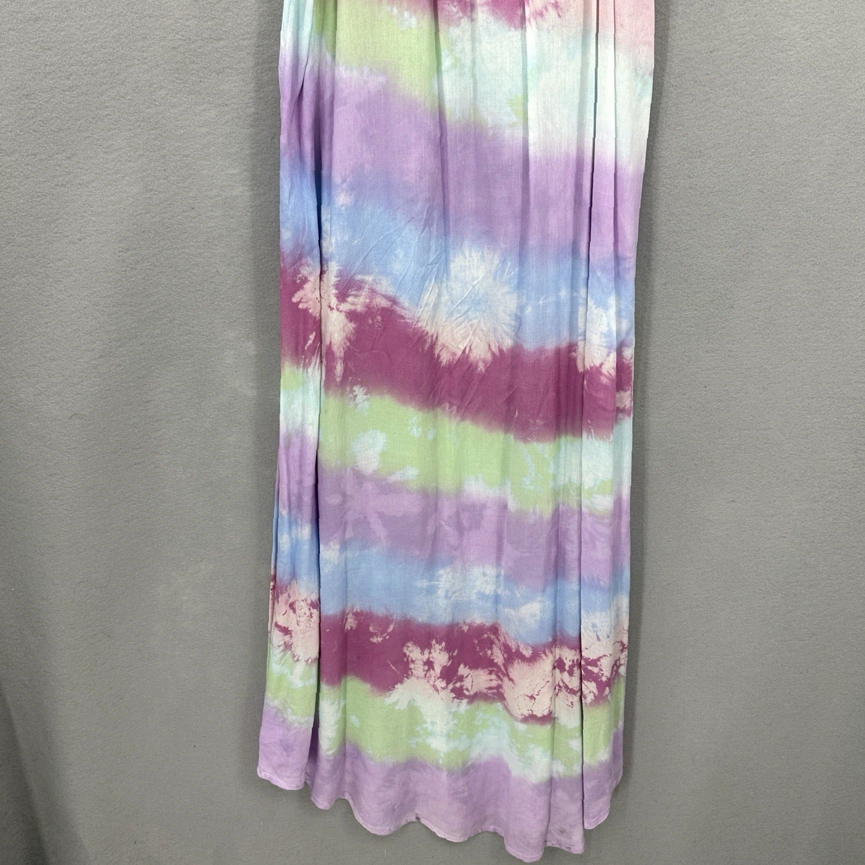 Vintage Tiare Hawaii Dress Womens S/M Tie Dye Beaded Boho Beach Cover up Summer Purple Size M / US 6-8 / IT 42-44 - 4 Thumbnail