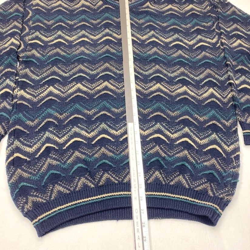 Jantzen VINTAGE Jantzen Pullover Geometric Sweater Mens Large Long Sleeve Size US L / EU 52-54 / 3 - 6 Thumbnail