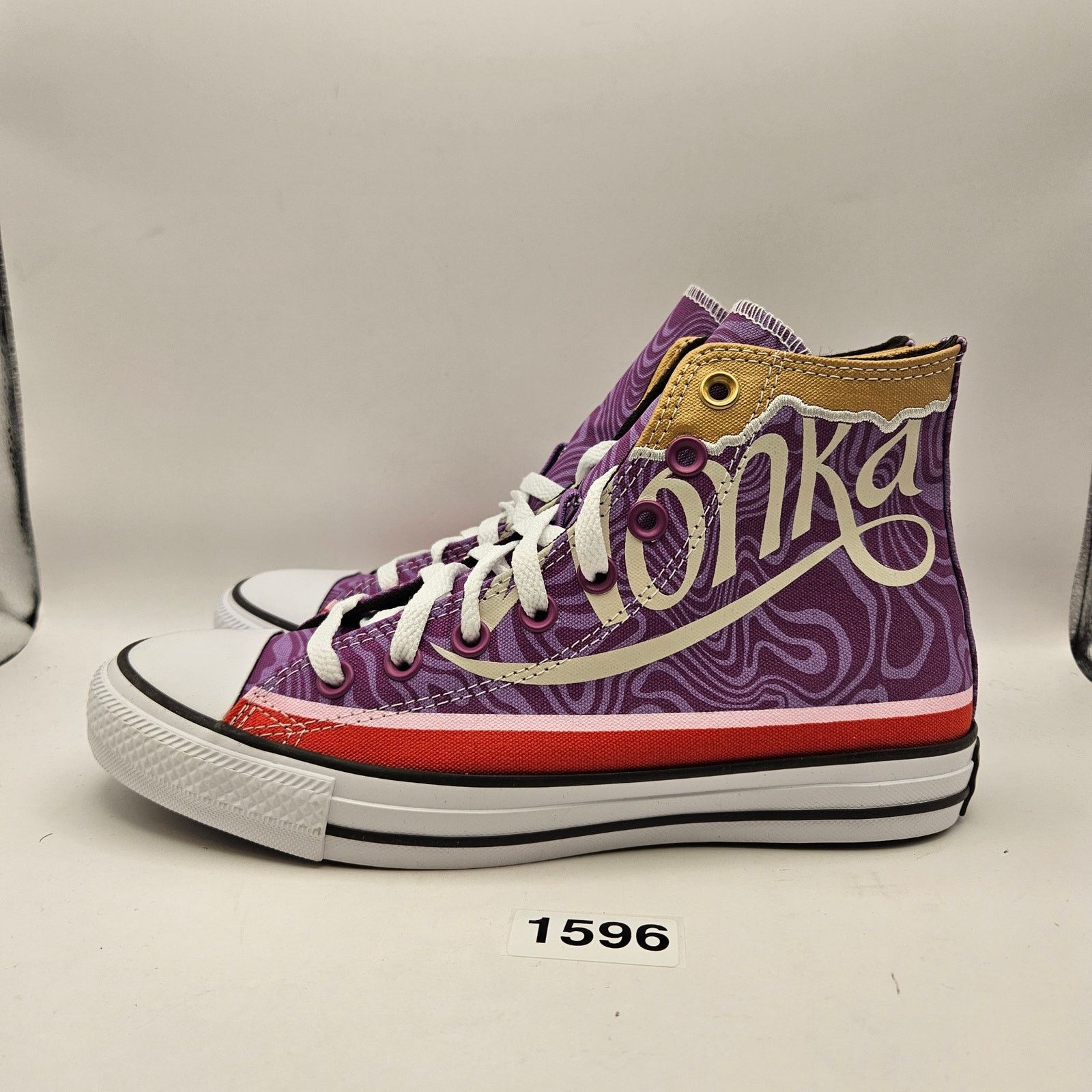 Converse CONVERSE X WONKA M7/W9 CHUCK TAYLOR ALL STAR HIGH SWIRL Size US 7 / IT 37 - 2 Thumbnail
