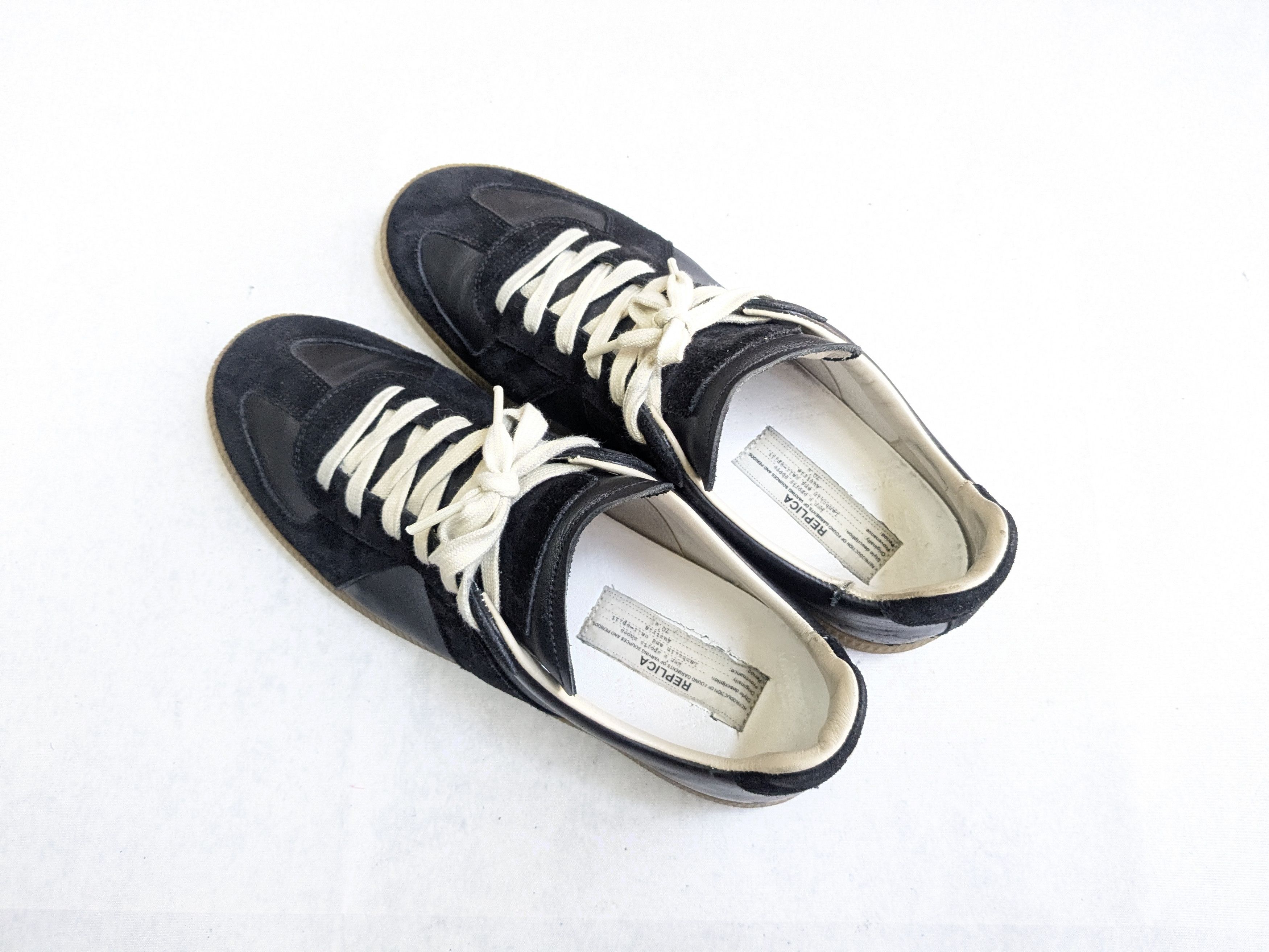 Maison Margiela Maison Margiela GAT Replica Black 11.5 44.5 Gum Low Size US 11.5 / EU 44-45 - 12 Thumbnail