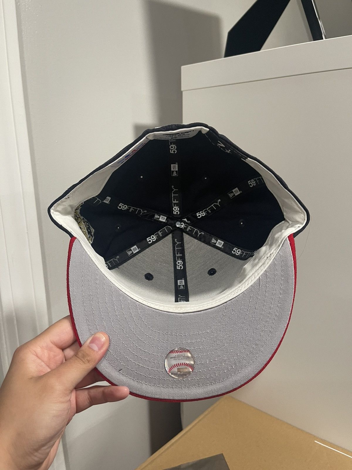 New Era New Era Atlanta Braves Fitted Size 7 1/8 Size ONE SIZE - 3 Thumbnail