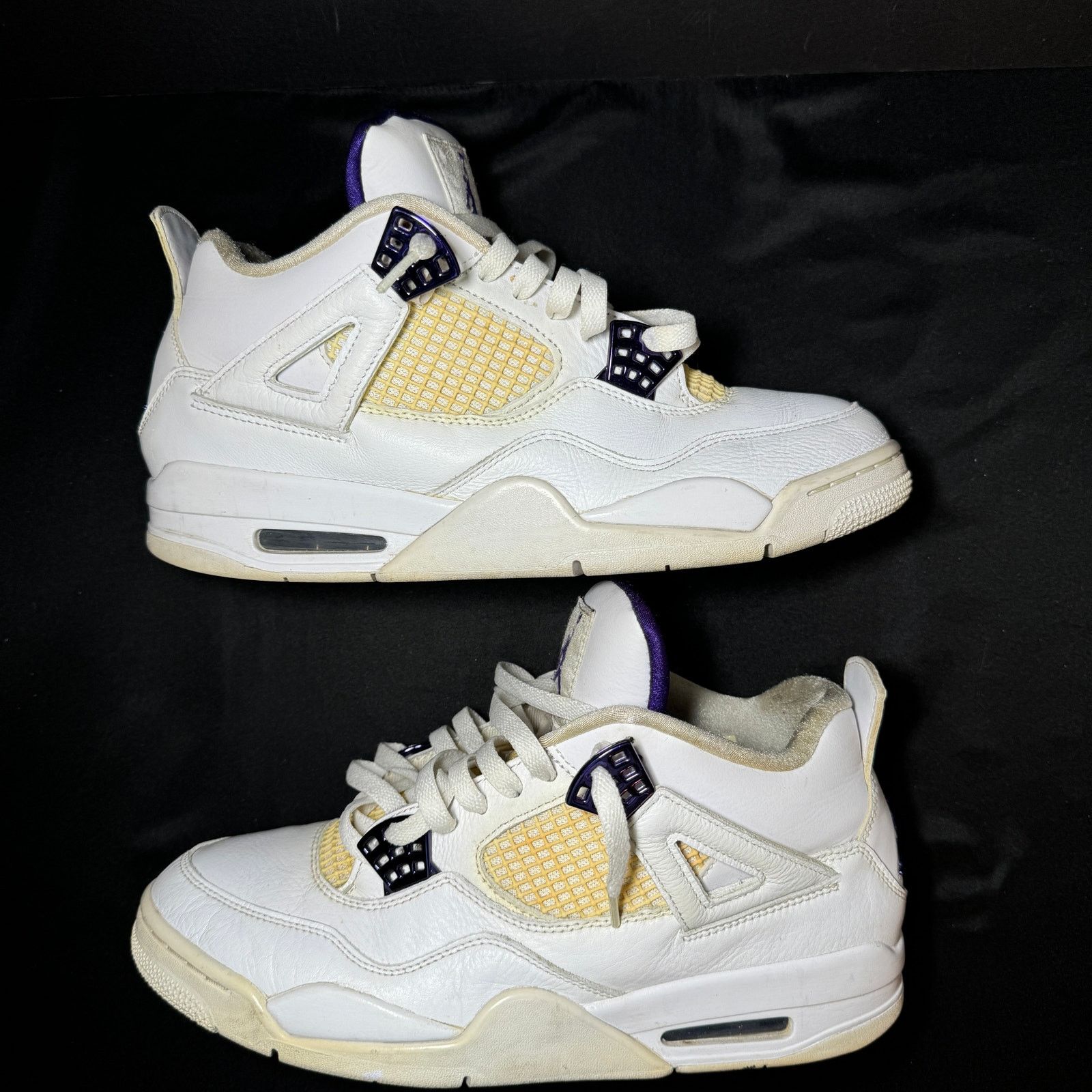 Jordan Brand × Nike Size 10.5 - Air Jordan 4 Retro Purple Metallic Men's Shoes Size US 10.5 / EU 43-44 - 2 Thumbnail