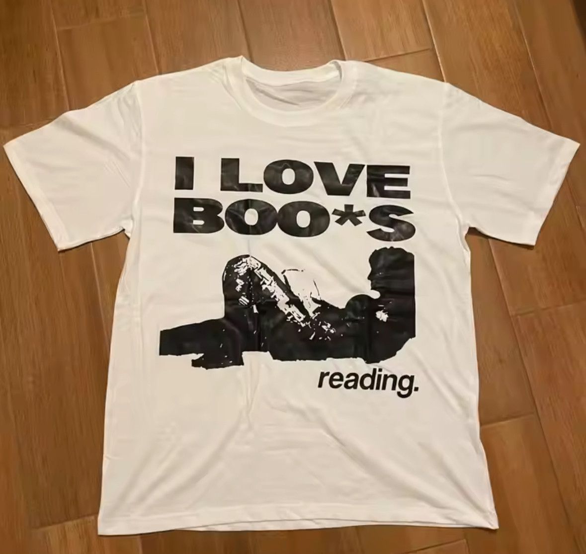 Other Y2K Streetwear Funny Love Booxs Print White T-Shirt Size US XL / EU 56 / 4 - 2 Thumbnail