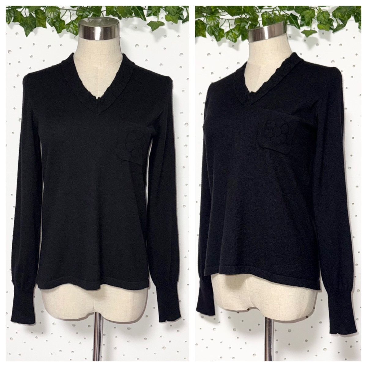 Chanel Genuine Chanel Camellia Cashmere Long Sleeve Knit Sweater 38 Size XS / US 0-2 / IT 36-38 - 5 Thumbnail