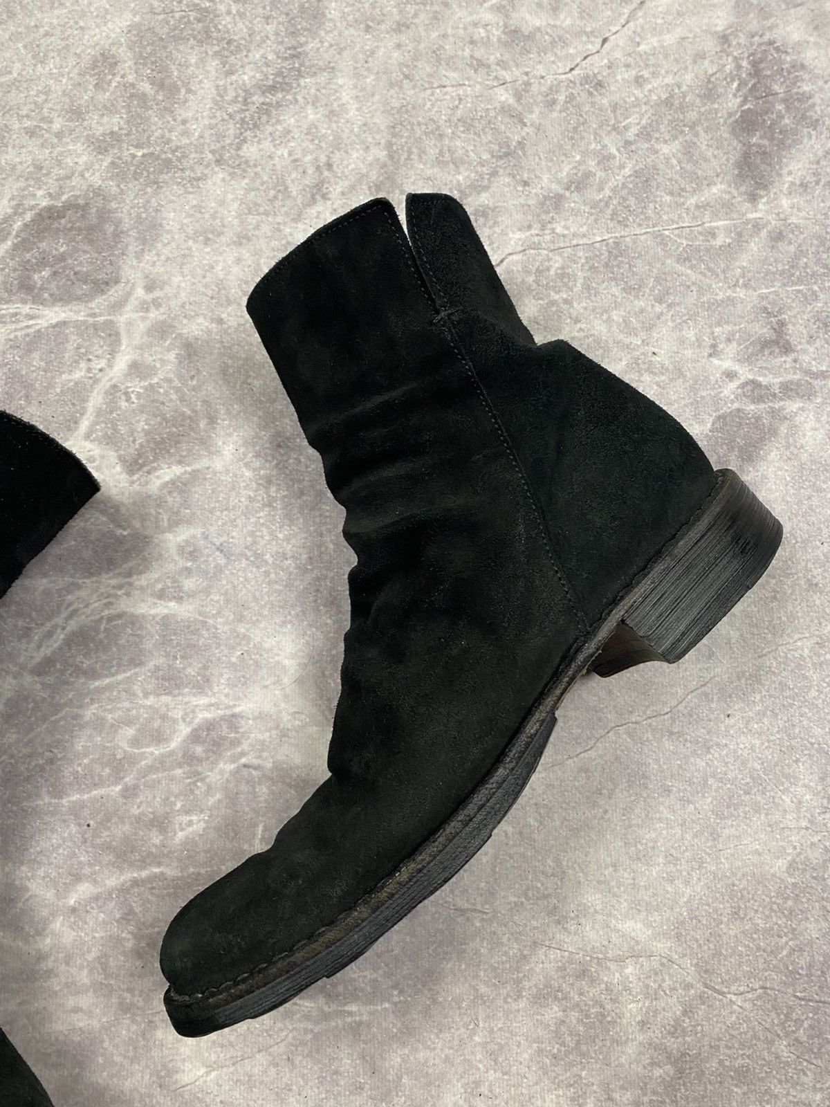 Fiorentini + Baker Fiorentini Baker Suede Biker Moto Wrinkles Boots Size: 37 Size US 7 / IT 37 - 3 Thumbnail