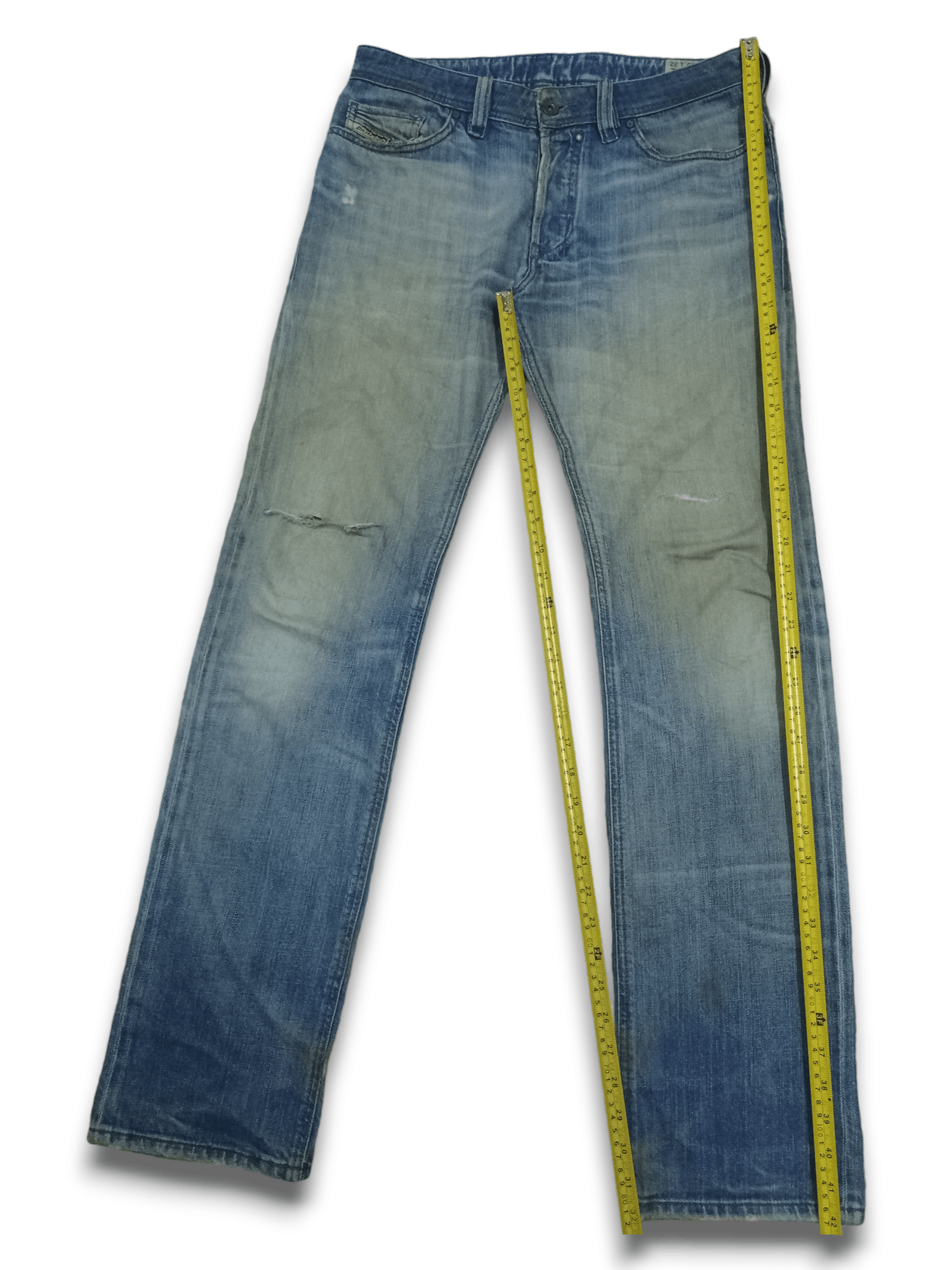 Diesel Vintage Diesel Industry Safado Mud Wash Distressed Jeans Size US 32 / EU 48 - 12 Thumbnail