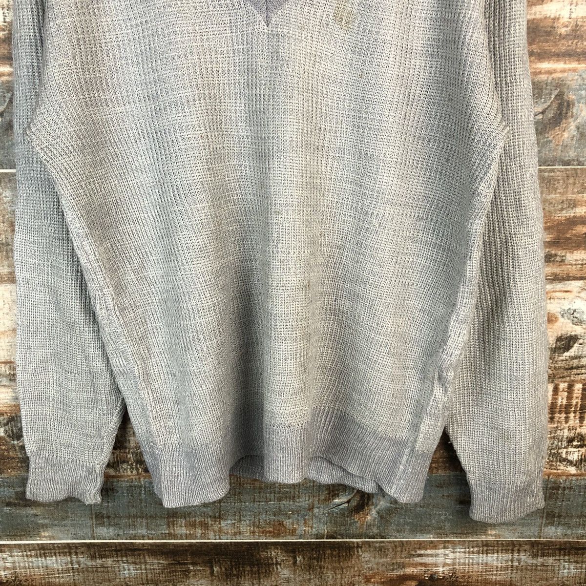 Vintage Japanese Brand Grey plain vintage Knitwear #A1838 Size M / US 6-8 / IT 42-44 - 6 Thumbnail