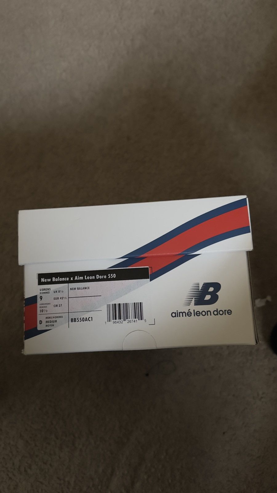 Aime Leon Dore × New Balance New balance x ALD 550 off white colorway Size US 9 / EU 42 - 7 Thumbnail