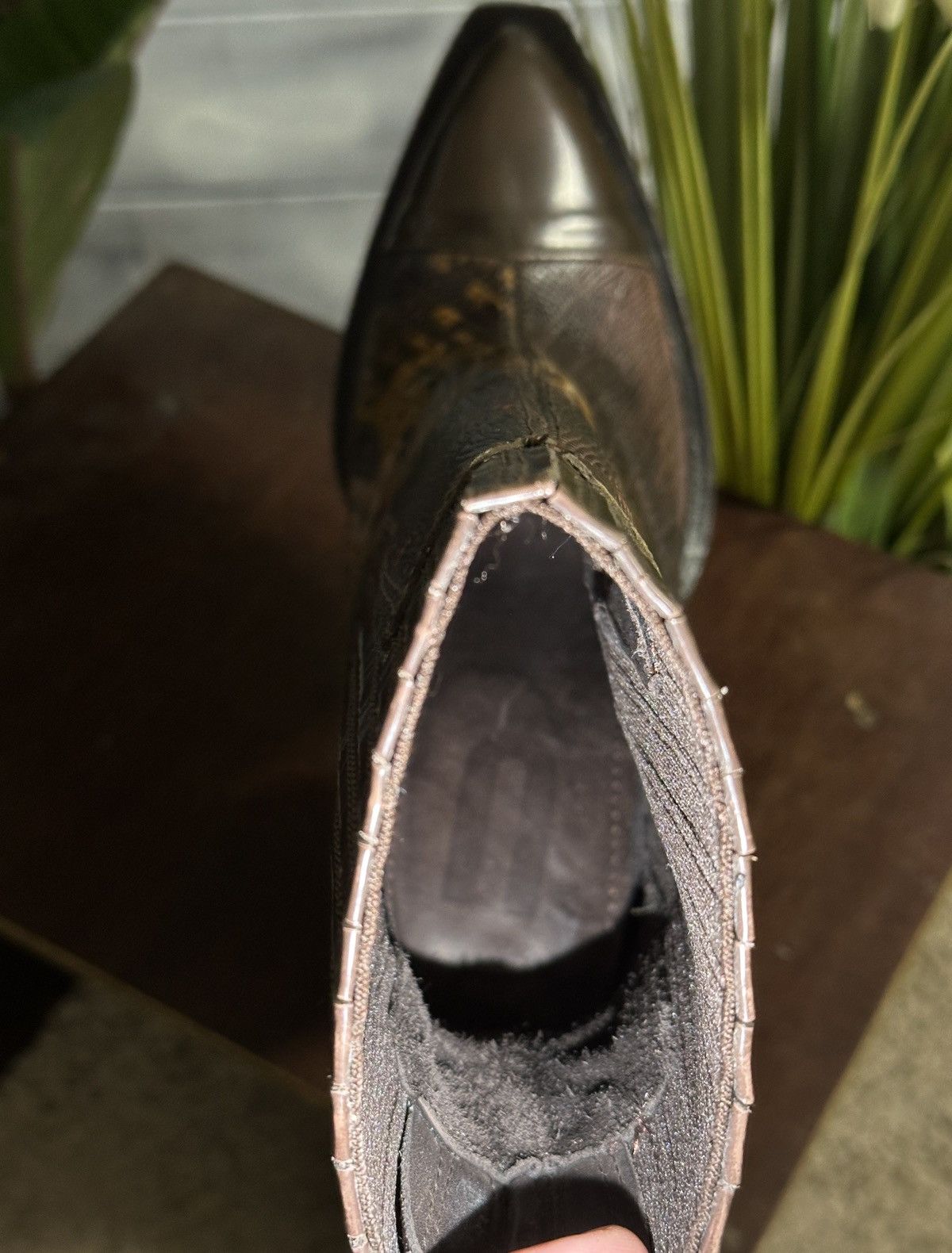 Japanese Brand × Leather Rare Boots Real Leather Snake U Made In Portugal Avant-Garde Size US 8 / IT 38 - 12 Thumbnail