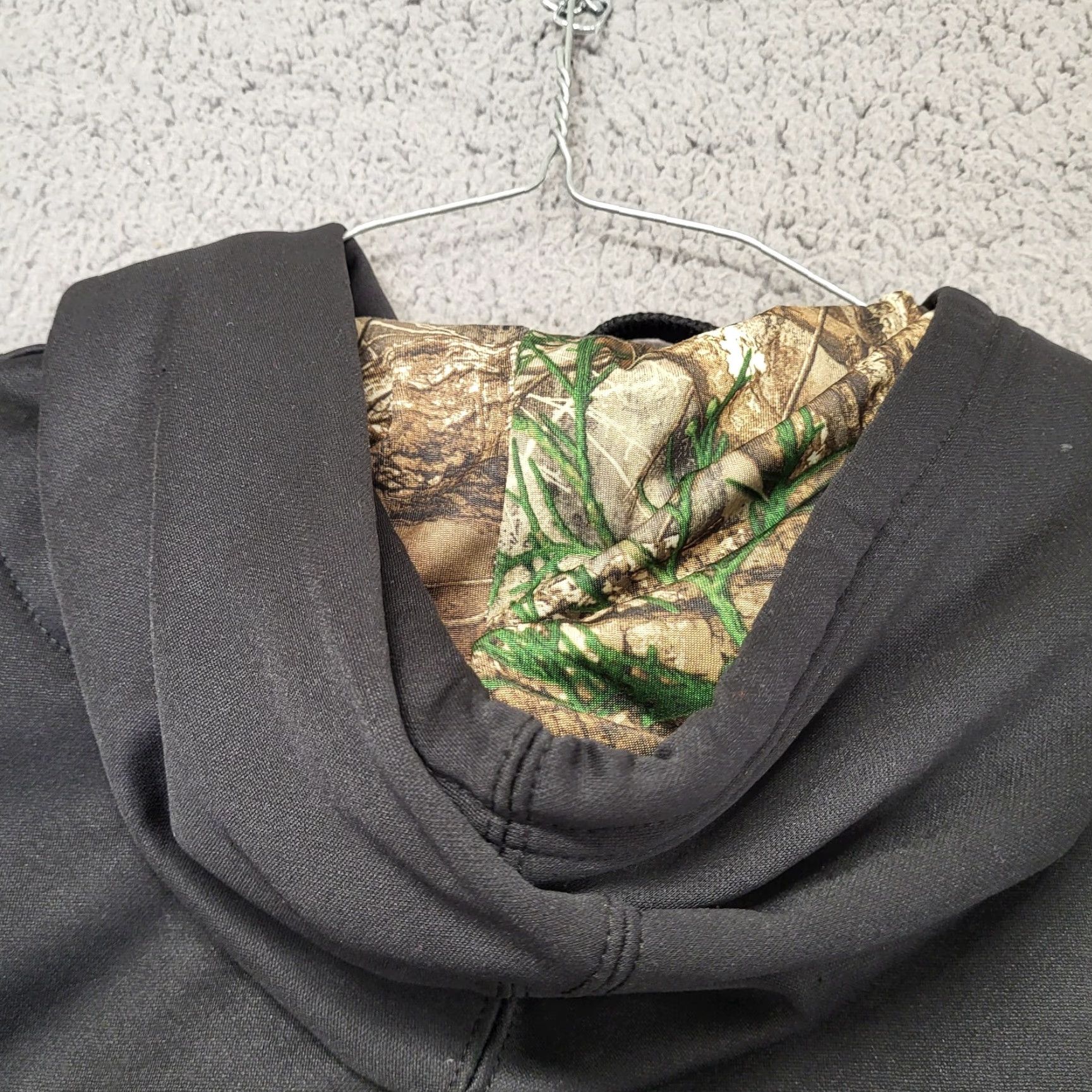 Ford Ford Hoodie Men's Large Black & Camouflage Long Sleeve Motor Mechanic Race Pullover Hooded Shirt Boys/Men? Size US L / EU 52-54 / 3 - 7 Thumbnail