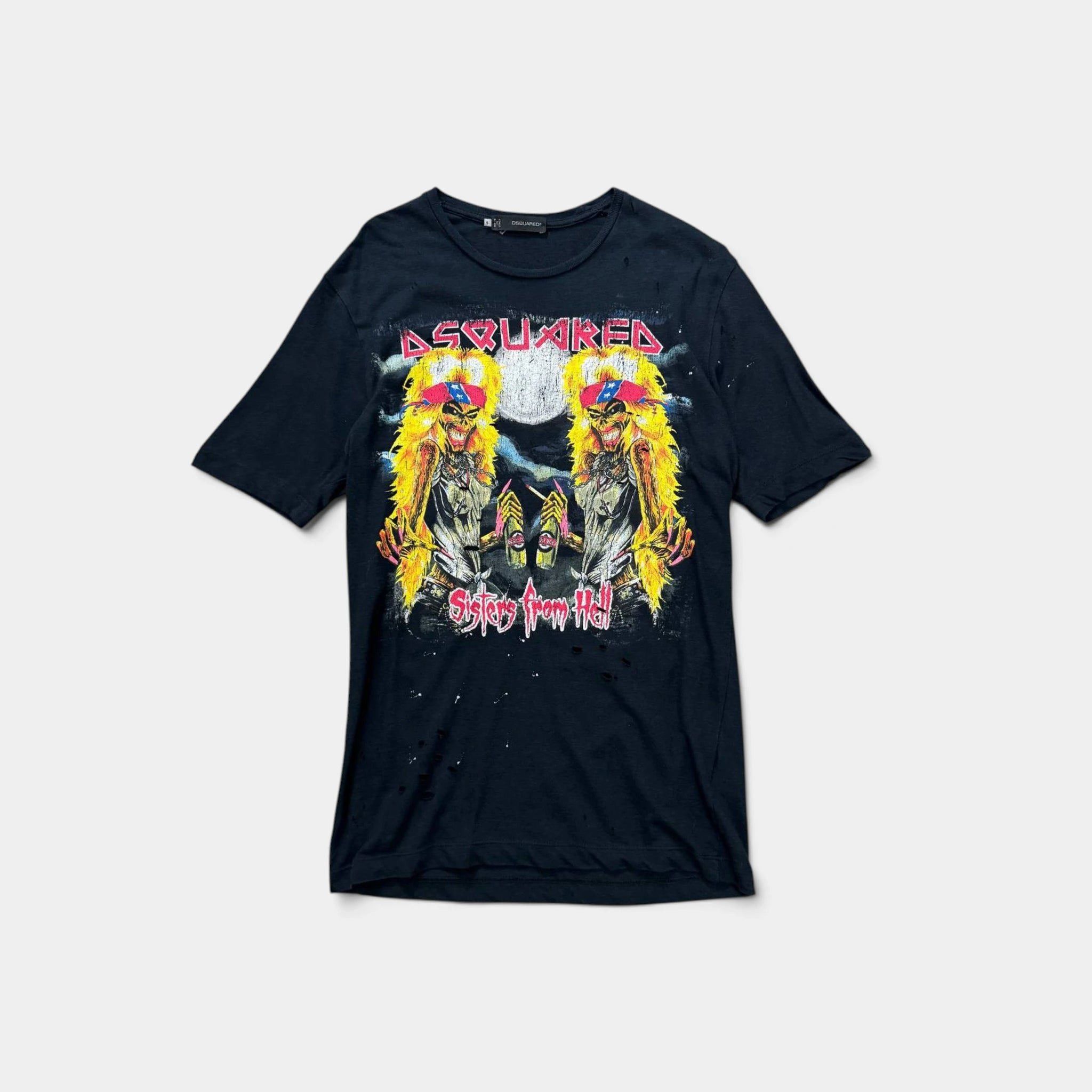 DSQUARED2 Tシャツ M Dsquared2 SS07 Dsquared2 Damage distressed tee | Grailed