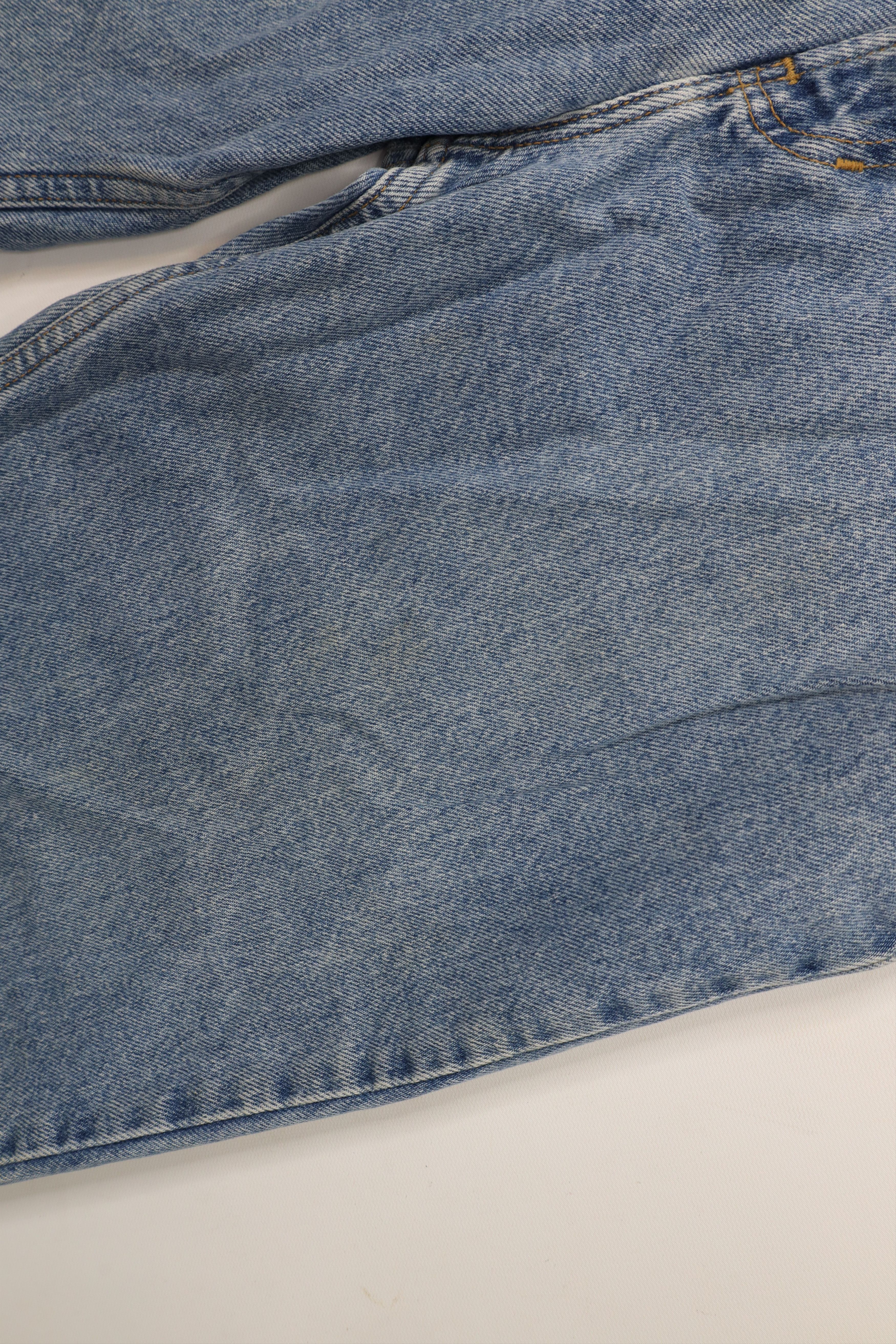 Tommy Hilfiger × Vintage Vintage 90s Tommy Hilfiger Spell Out Baggy Fit Denim Jeans Size US 32 / EU 48 - 8 Thumbnail