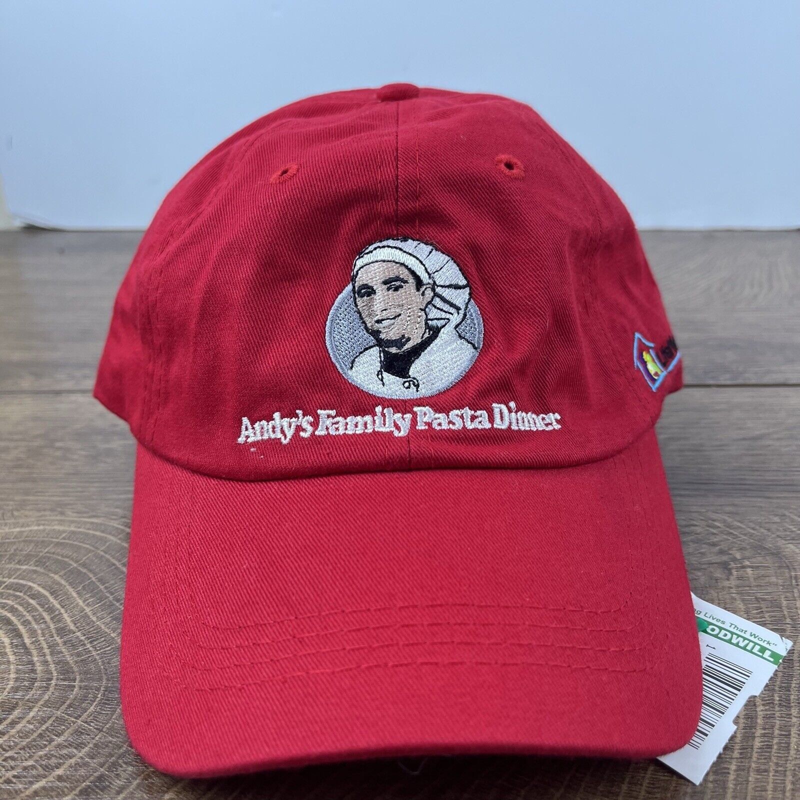 Other Andys Family Pasta Dinner Hat Red Hat Adjustable Hat Red Adu Size ONE SIZE - 2 Thumbnail
