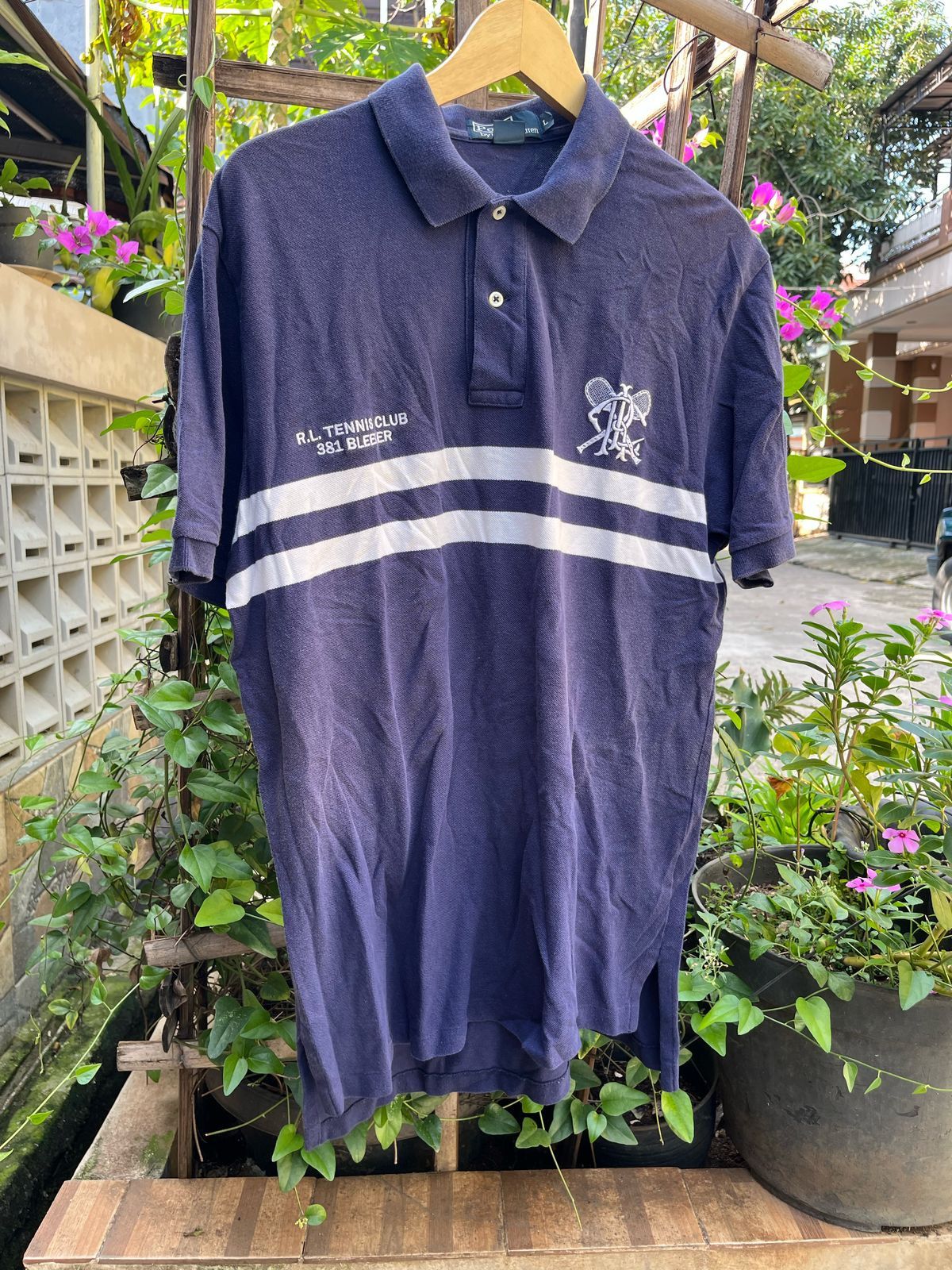 Polo Ralph Lauren × Vintage polo ralph lauren tennis club 381 bleeker polo shirt Size US L / EU 52-54 / 3 - 1 Thumbnail